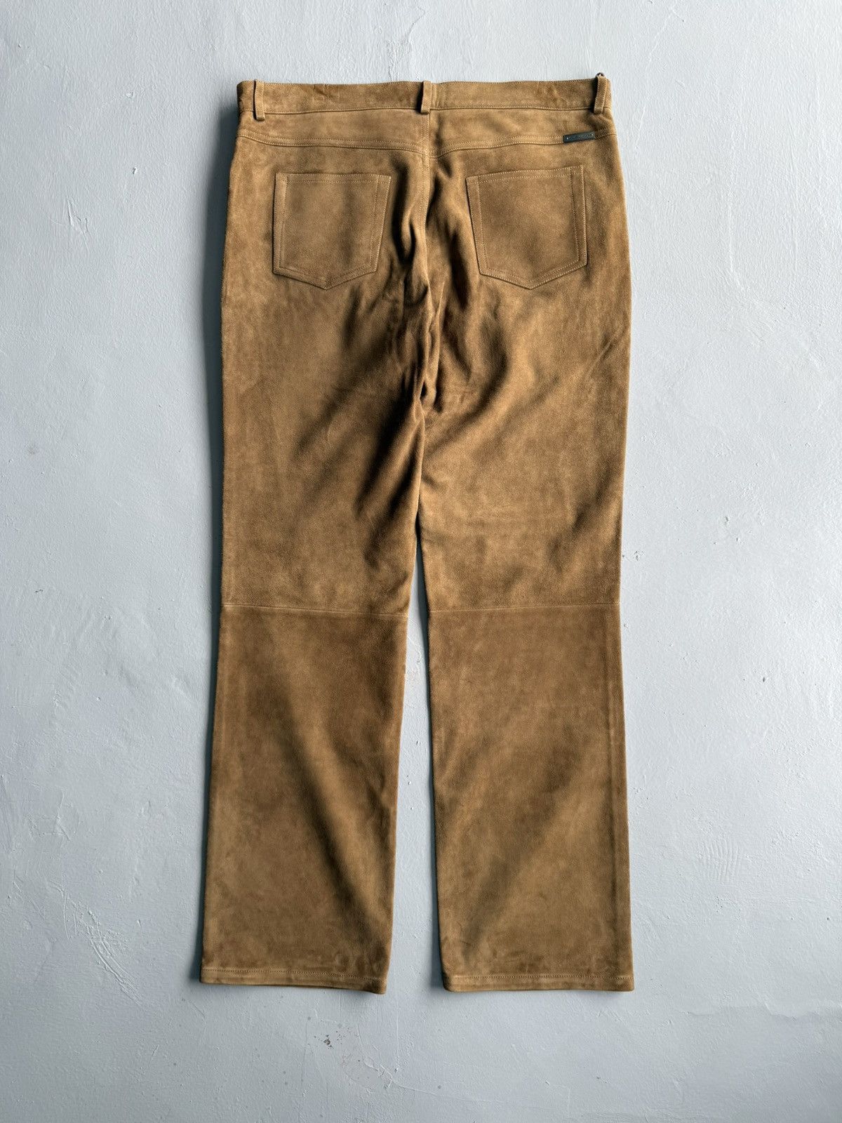 Louis Vuitton × Marc Jacobs Louis Vuitton - Goatskin Suede Damier Pants Size US 36 / EU 52 - 2 Thumbnail