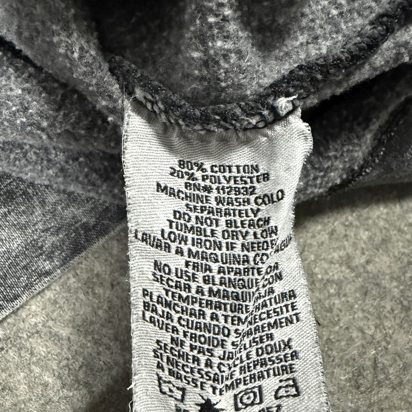 Vintage US VINTAGE Hoodie Mens Large Gray Acid Washed Embroidered Long Sleeve Pullover Hooded Shirt 90s Retro Logo Size US L / EU 52-54 / 3 - 6 Thumbnail
