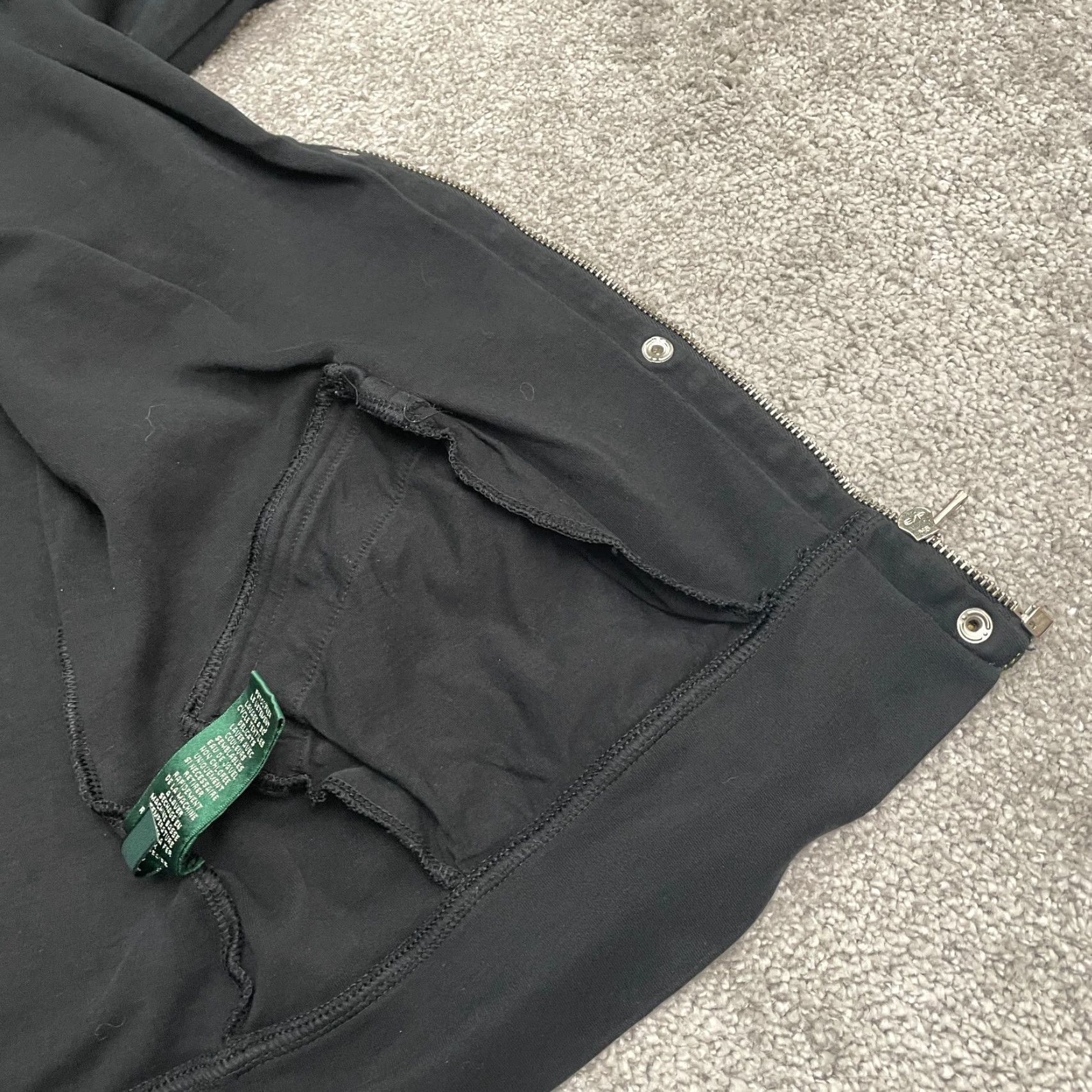 Ralph Lauren Lauren Ralph Lauren Full Zip Hoodie Sweatshirt Womens Large Black Yellow Casual Size L / US 10 / IT 46 - 4 Thumbnail
