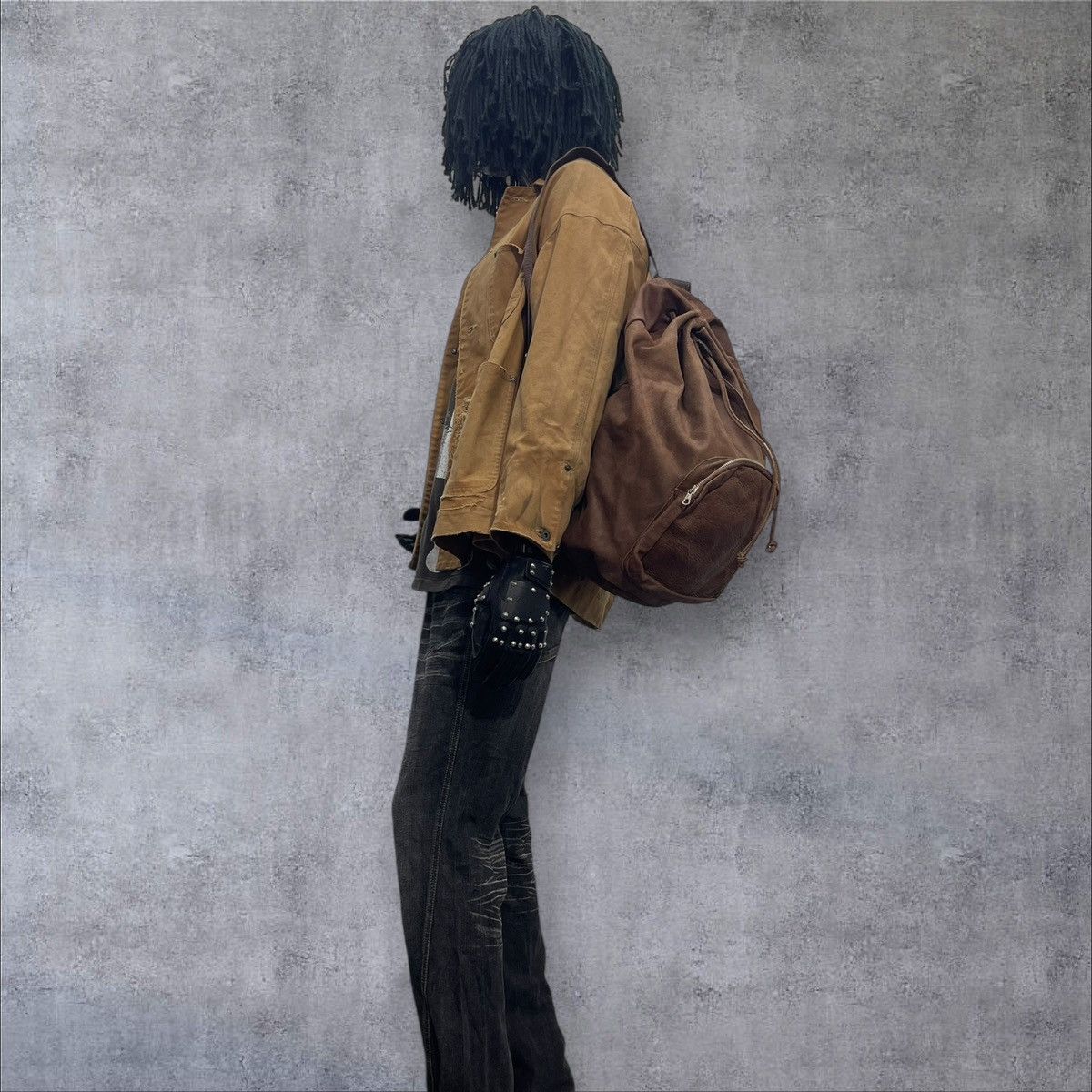 Boneville Archive 1984 Boneville Massimo Osti Leather Backpack Bag 7🟩 Size ONE SIZE - 3 Thumbnail