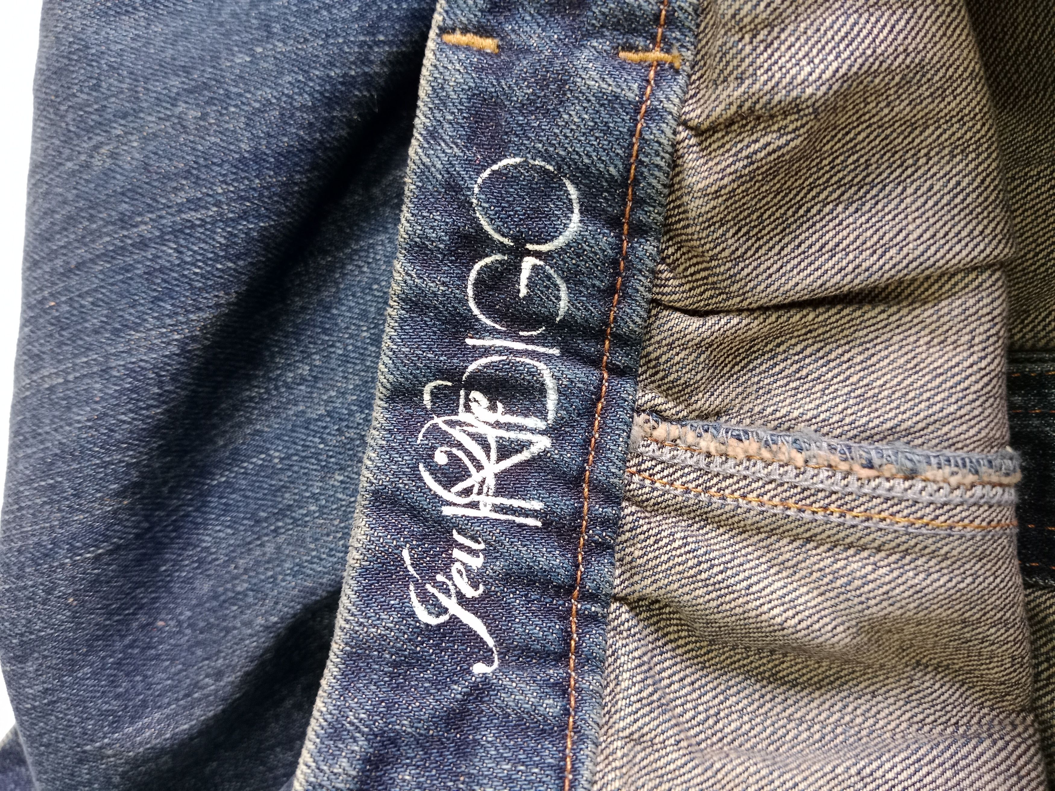Vintage Spick And Span Blue Denim Skirt Japanese Brand Size 31" - 8 Thumbnail