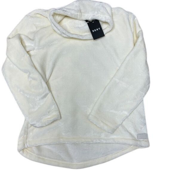 DKNY DKNY Ivory Plush Turtleneck Sweater Size S / US 4 / IT 40 - 1 Thumbnail