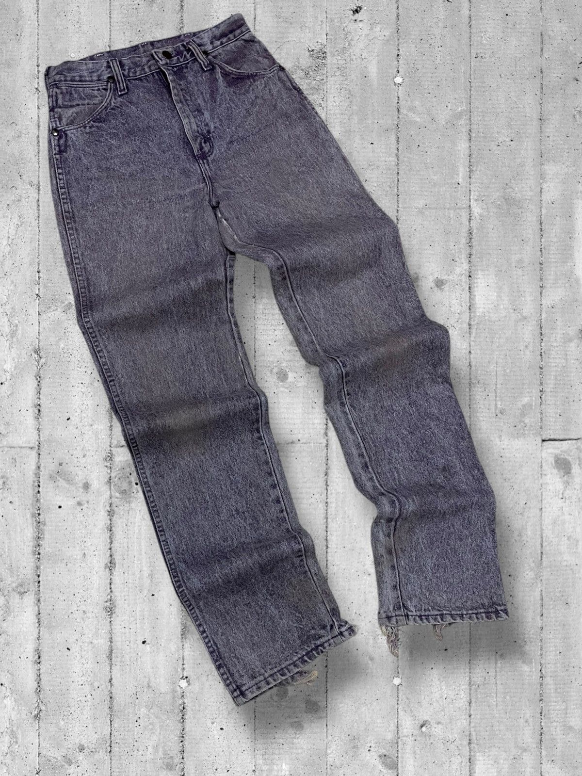 Designer × Vintage × Wrangler Og Vintage 1990s Designer Wrangler High Waist Scovill Zip Size US 27 - 2 Thumbnail