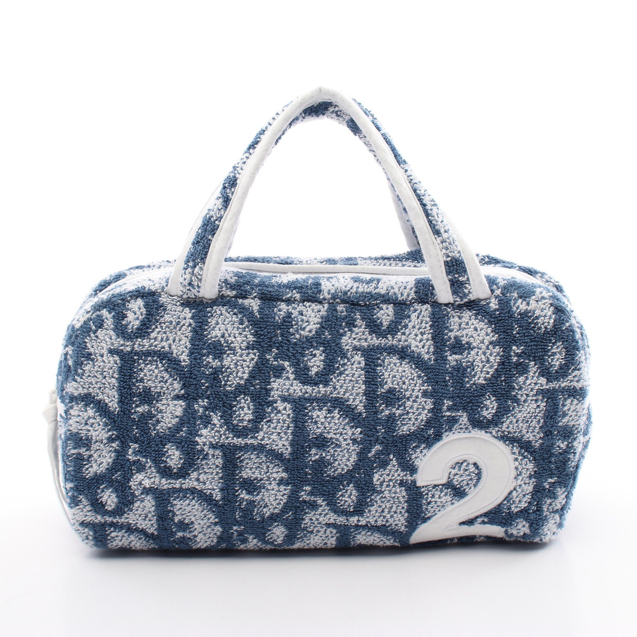 Dior Dior Trotter Handbag Pile Blue White Size ONE SIZE - 1 Thumbnail