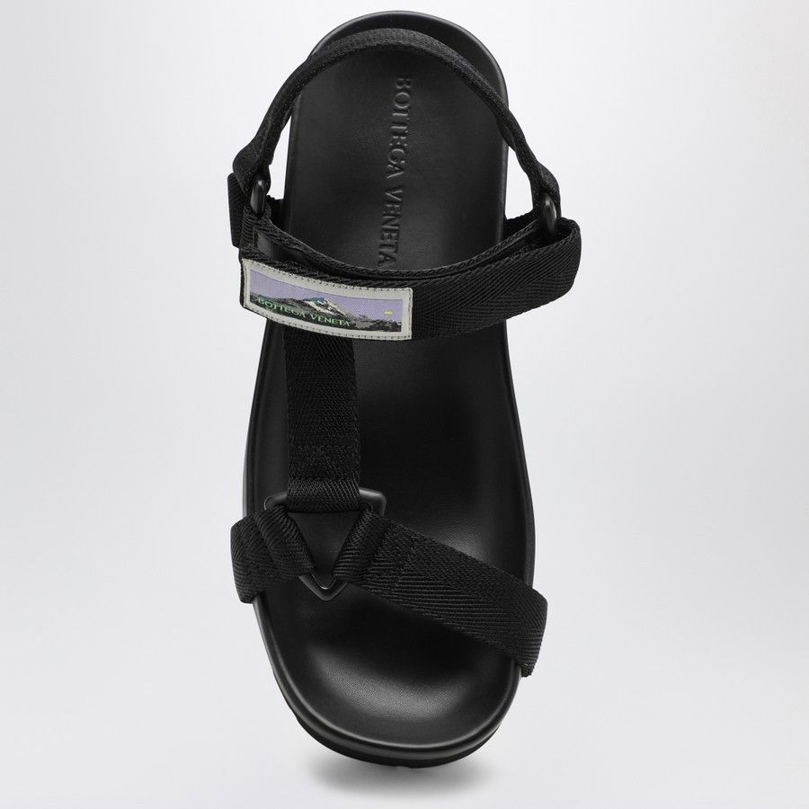 Bottega Veneta o1d2blof0824 Patch Logo Sandals in Black Size US 9 / IT 39 - 3 Thumbnail