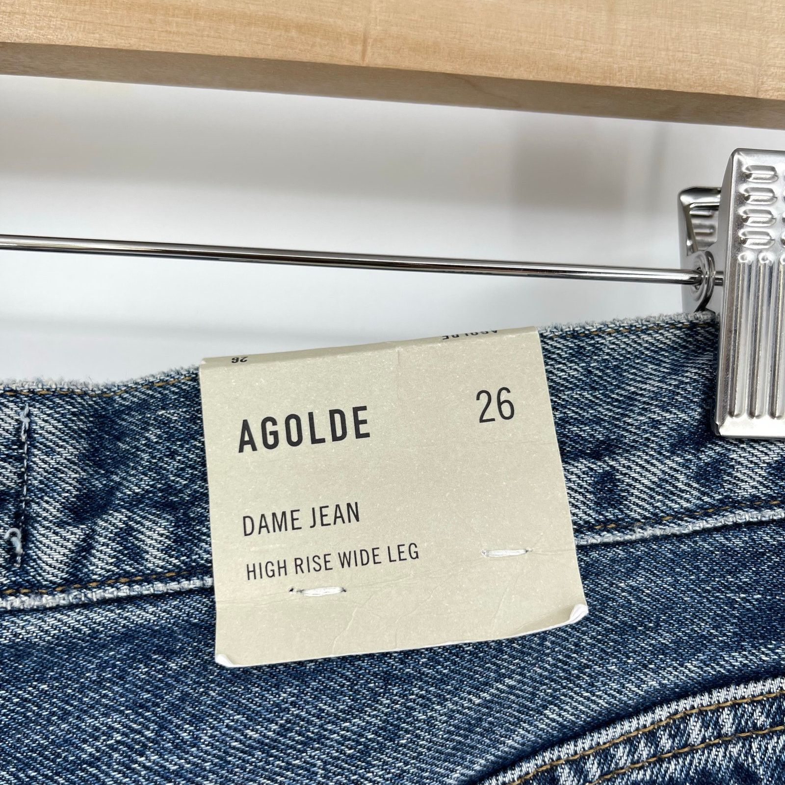 Agolde AGOLDE | NWT Dame High Rise Wide Leg Cuffed Jeans Control 26 Size 26" / US 2 / IT 38 - 10 Thumbnail