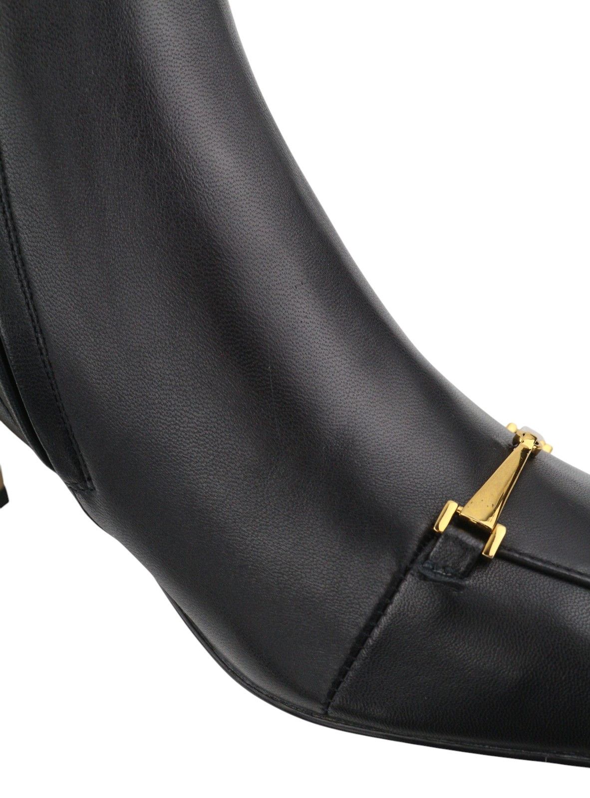 Other LOLA CRUZ LOREY EU41 Black Leather Square Toe Ankle 87546 Size US 10 / IT 40 - 11 Thumbnail