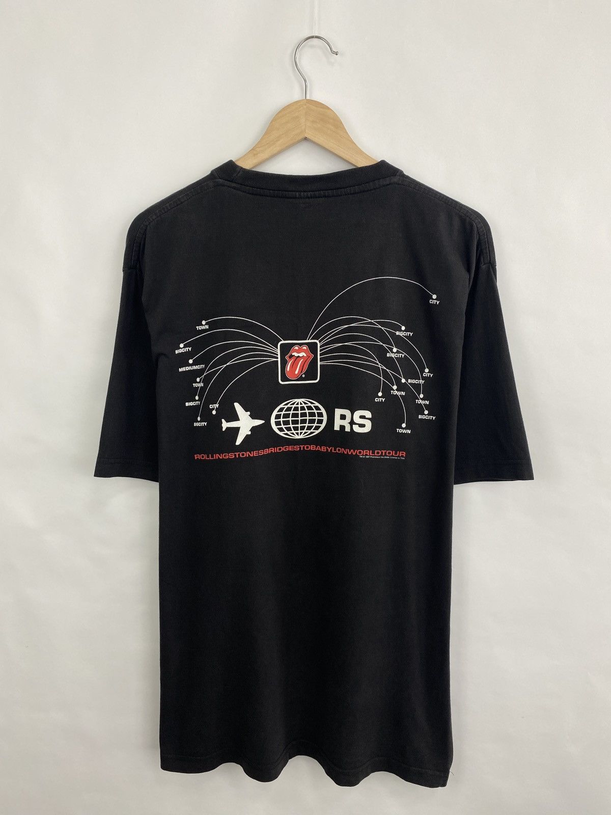 Band Tees × The Rolling Stones Vintage 1997 The Rolling Stones World Tour t-shirt Size US L / EU 52-54 / 3 - 7 Thumbnail