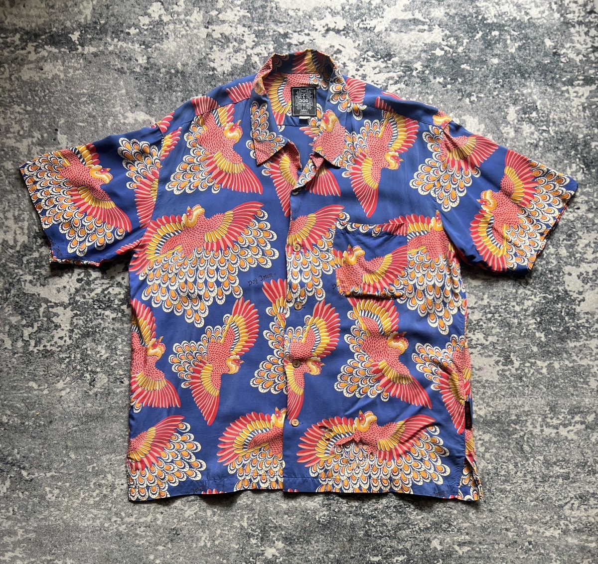 Dogtown Vtg DogTown Skate Japanese Motif Open Colar Hawaiian Shirt Size US L / EU 52-54 / 3 - 1 Thumbnail