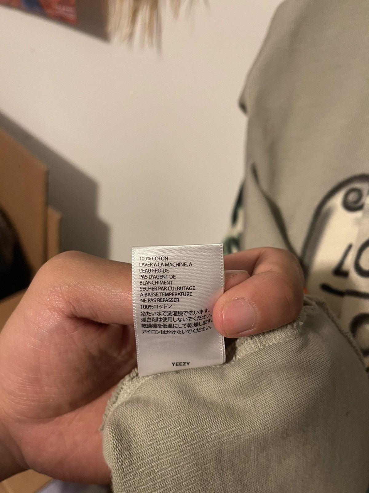 Wes Lang Yeezy Wes Lang Bird I Am Loving Awareness LS Tee Size US L / EU 52-54 / 3 - 9 Thumbnail