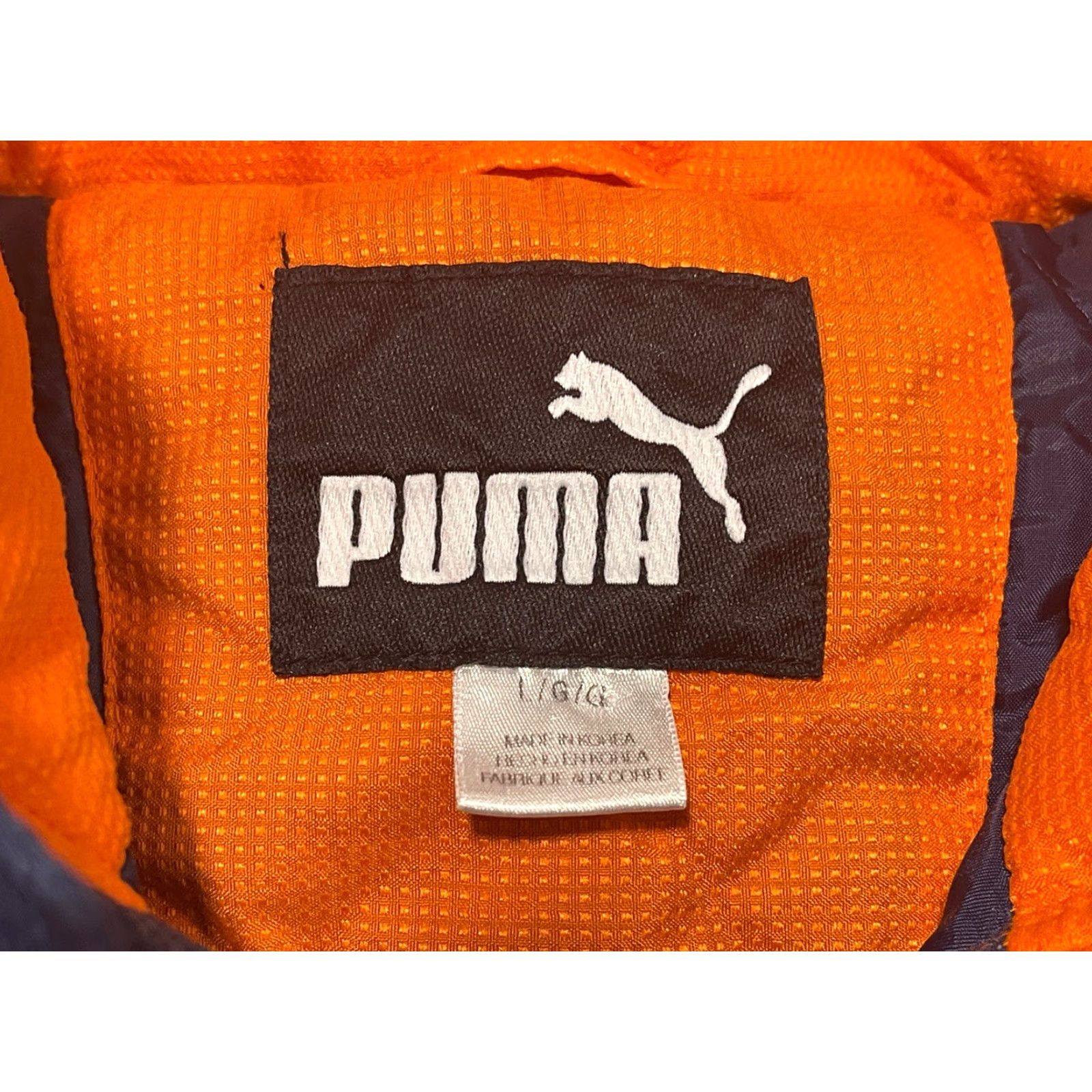Puma Puma Clemson University Tigers Jacket Quilted Liner Large Blue Puffer Jacket Men Tiger University Football Gorpcore Size US L / EU 52-54 / 3 - 5 Thumbnail