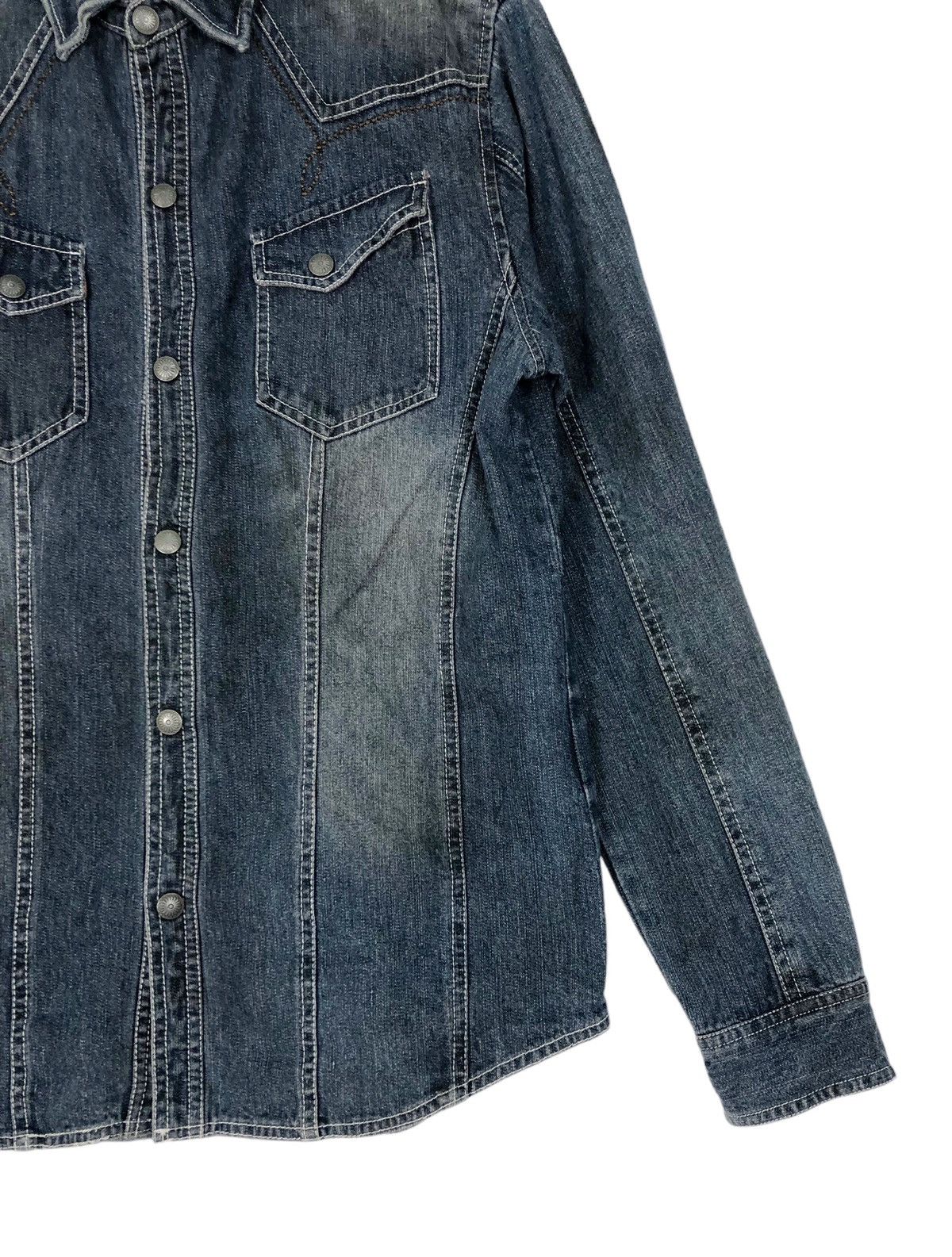 In The Attic In The Attic Western Denim Embroidery Button Shirt Size US L / EU 52-54 / 3 - 5 Thumbnail