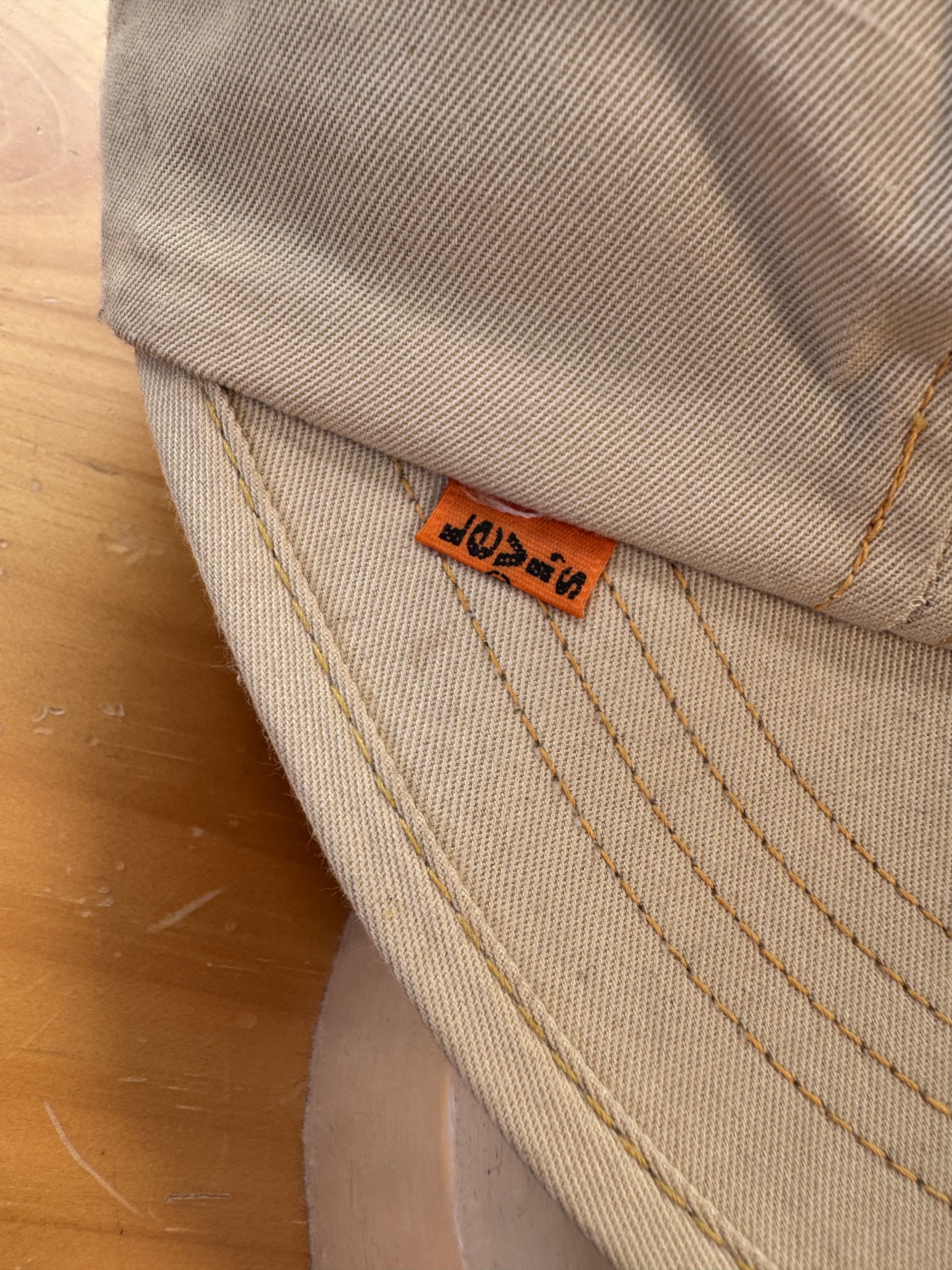 Levi's 70's Levis Orange Tab Elastic Brim Hat Cap Wide Size ONE SIZE - 2 Thumbnail