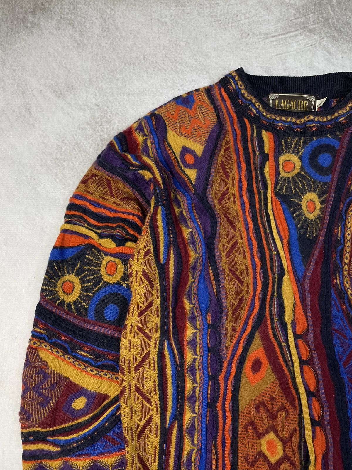 Coogi Lagache 🇯🇵 3D Knit Coogi Style Sweater Size US M / EU 48-50 / 2 - 4 Thumbnail
