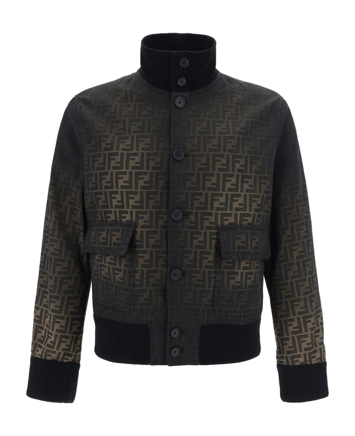 Fendi o1s1wg111125 Blouson in Black Size US M / EU 48-50 / 2 - 1 Thumbnail