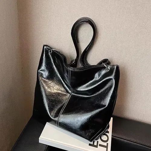 Japanese Brand × Leather Black soft leather shoulder bag Size ONE SIZE - 3 Thumbnail