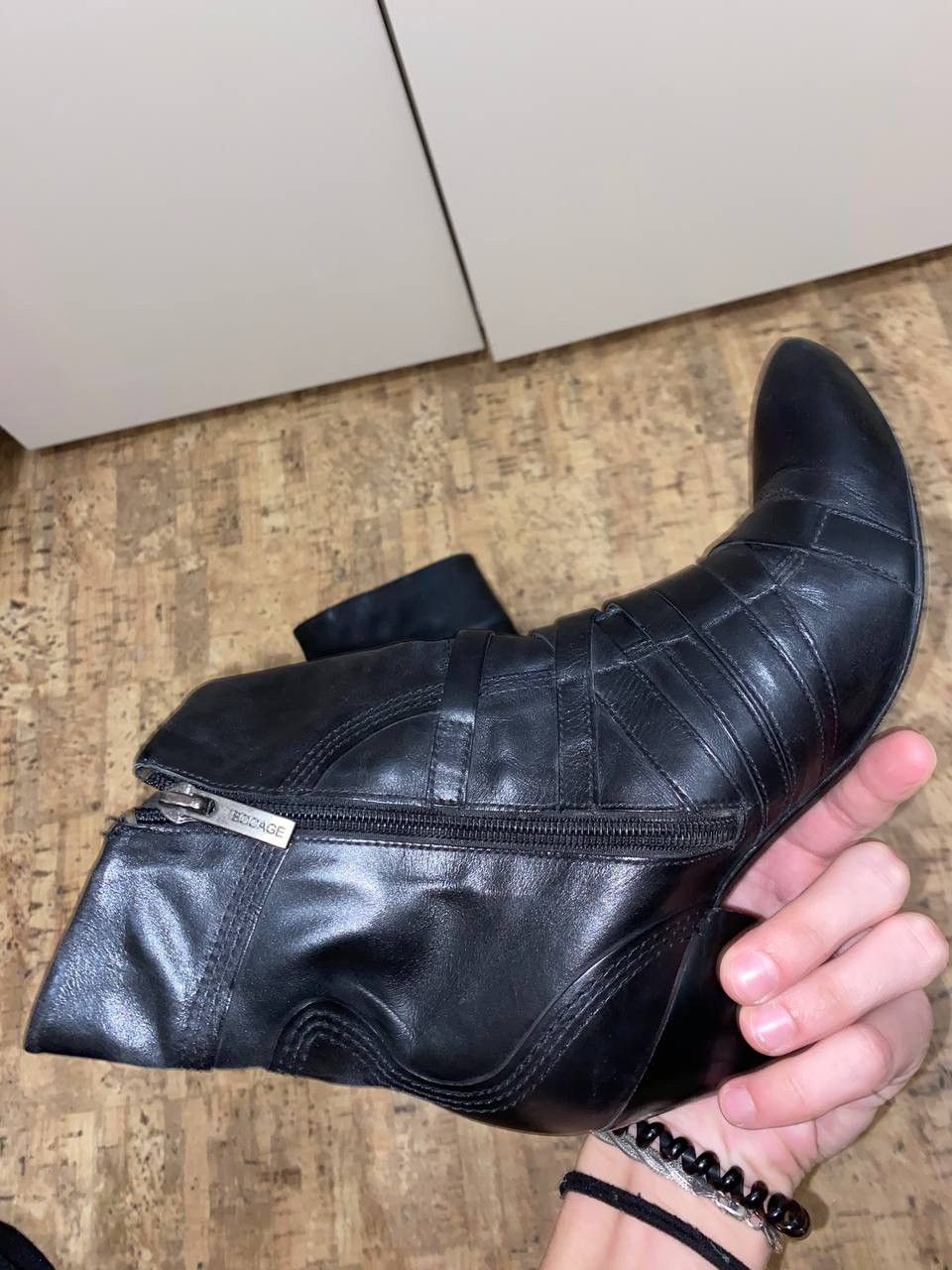 Japanese Brand Bocage Paris Avant-garde boxing leather shoes Japanese style Size US 7 / IT 37 - 6 Thumbnail
