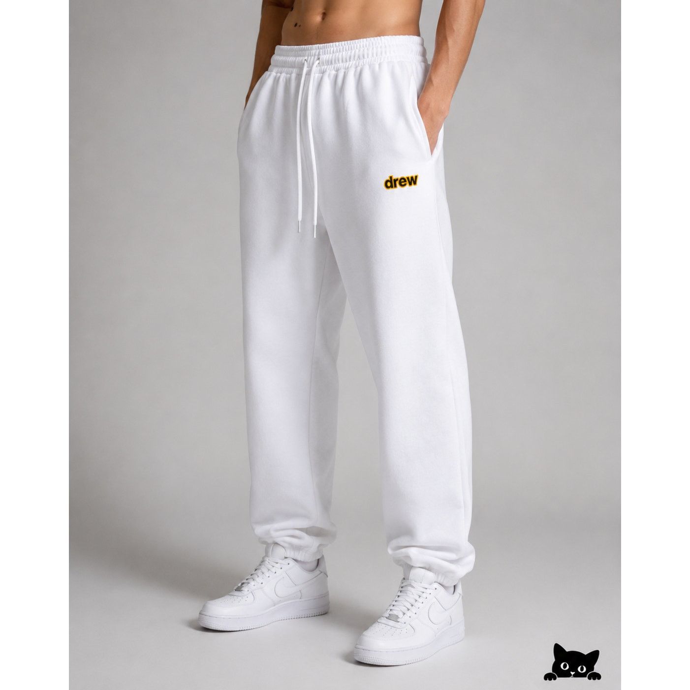 Drew House NWT Drew House Secret Sweatpant White XL Drawstring Elastic Size US 40 / EU 56 - 3 Thumbnail