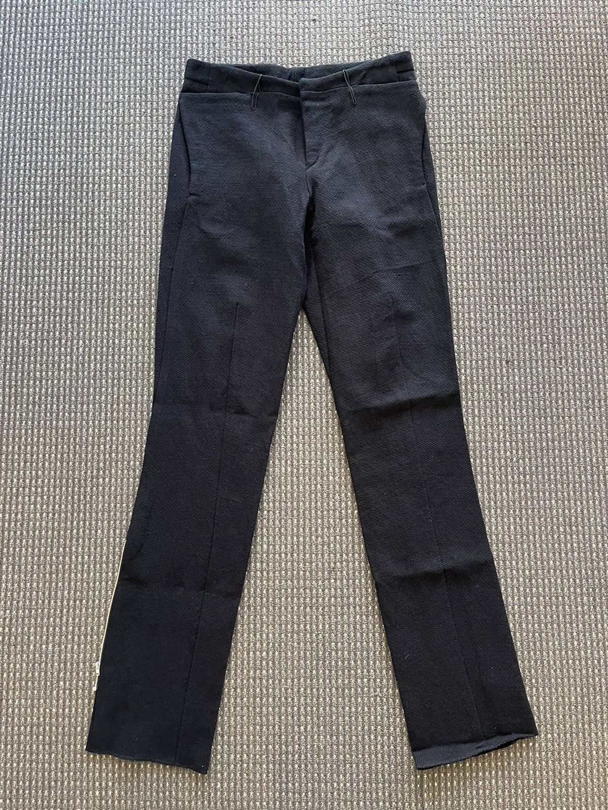 Individual Sentiments IS 14AW Cotton-Linen Back Zip Pants Size US 32 / EU 48 - 3 Thumbnail