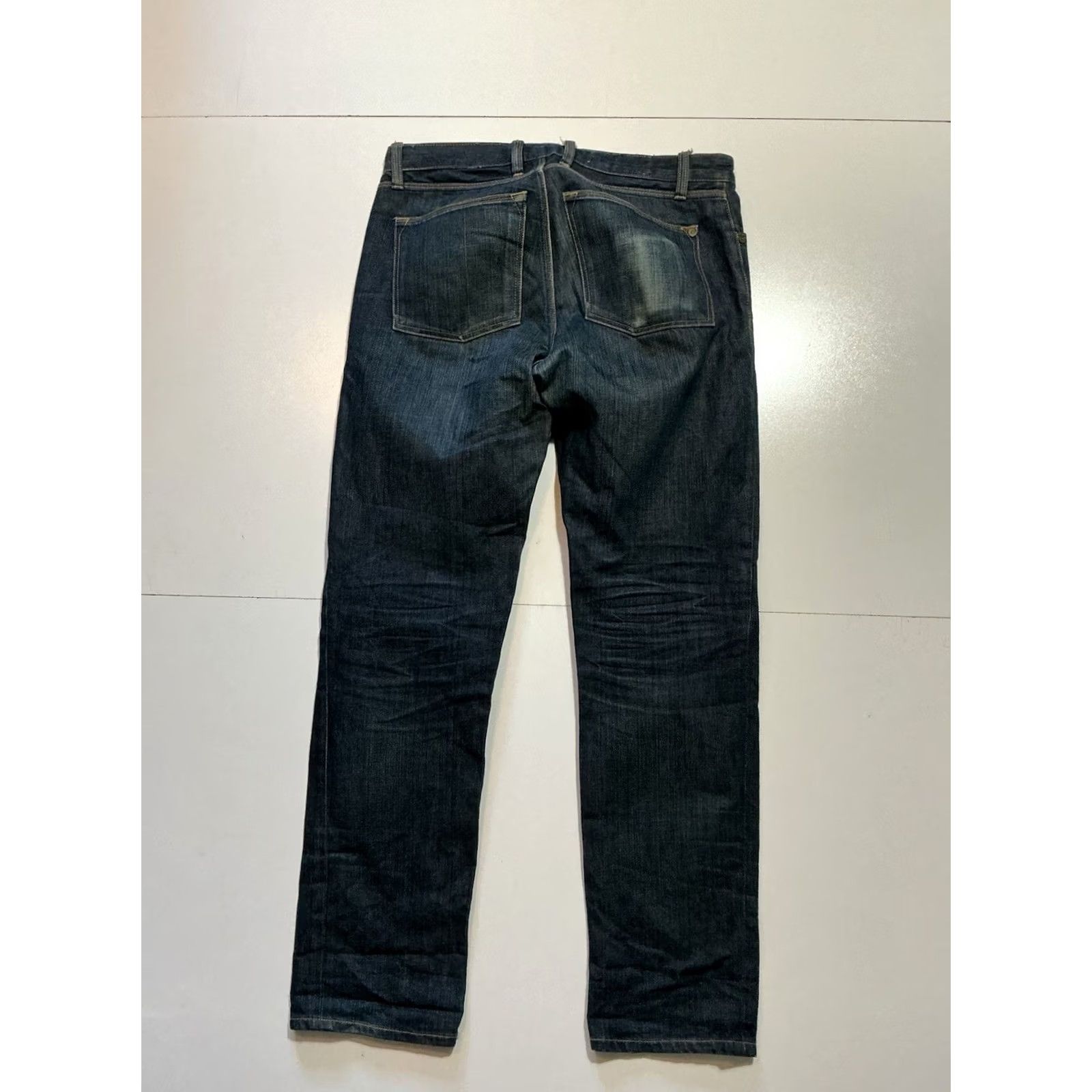 Denime CC15 Los Angeles Nathan Bogle JN02 Button Fly Men’s Blue Denim Jeans Sz 32 Slim Regular Size 34 30 Inseam Mens Jeans Color Blue - 2000s 90s? Size US 32 / EU 48 - 3 Thumbnail