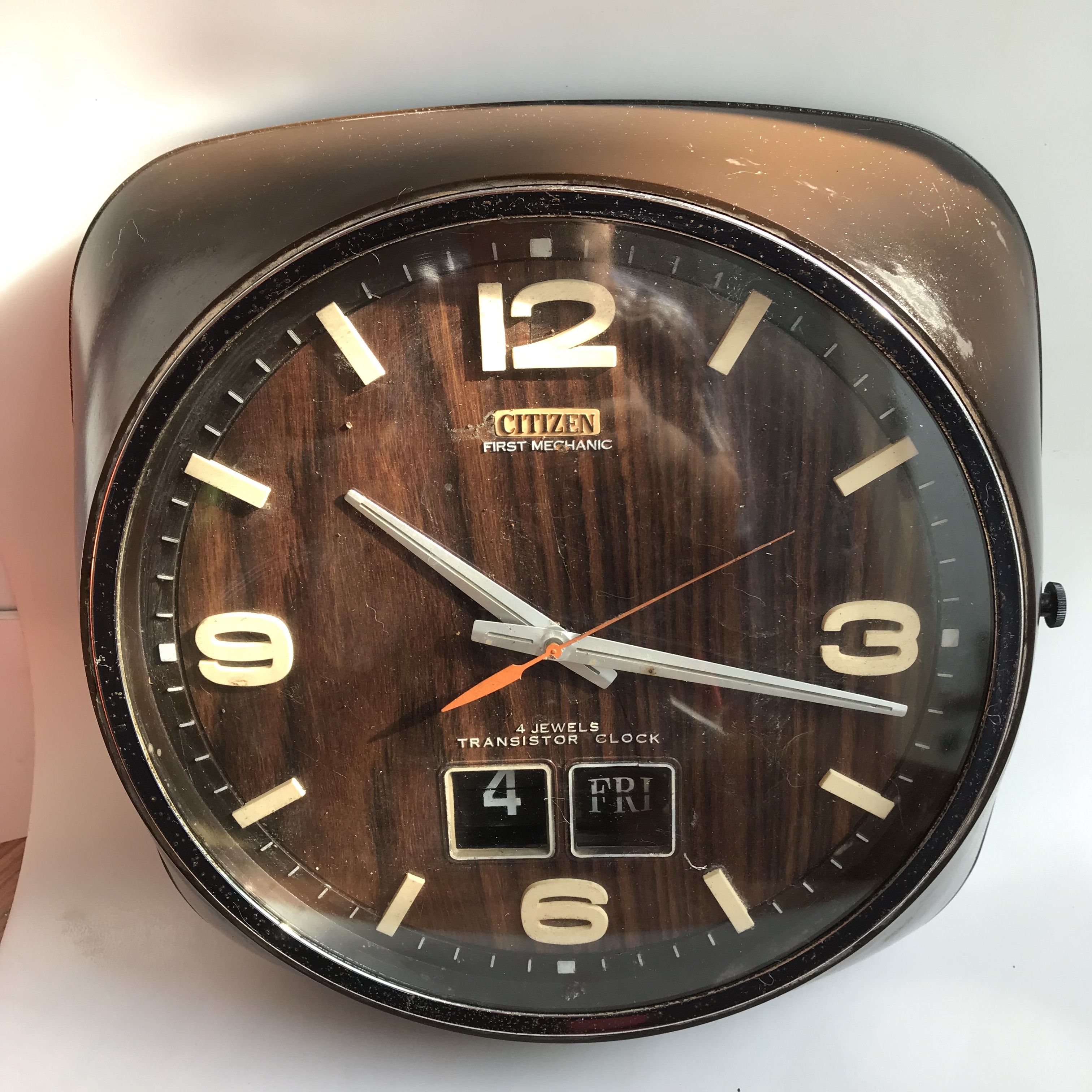Citizen Citizen first mechanic 4 jewels wall clock transistor clock Size ONE SIZE - 8 Thumbnail