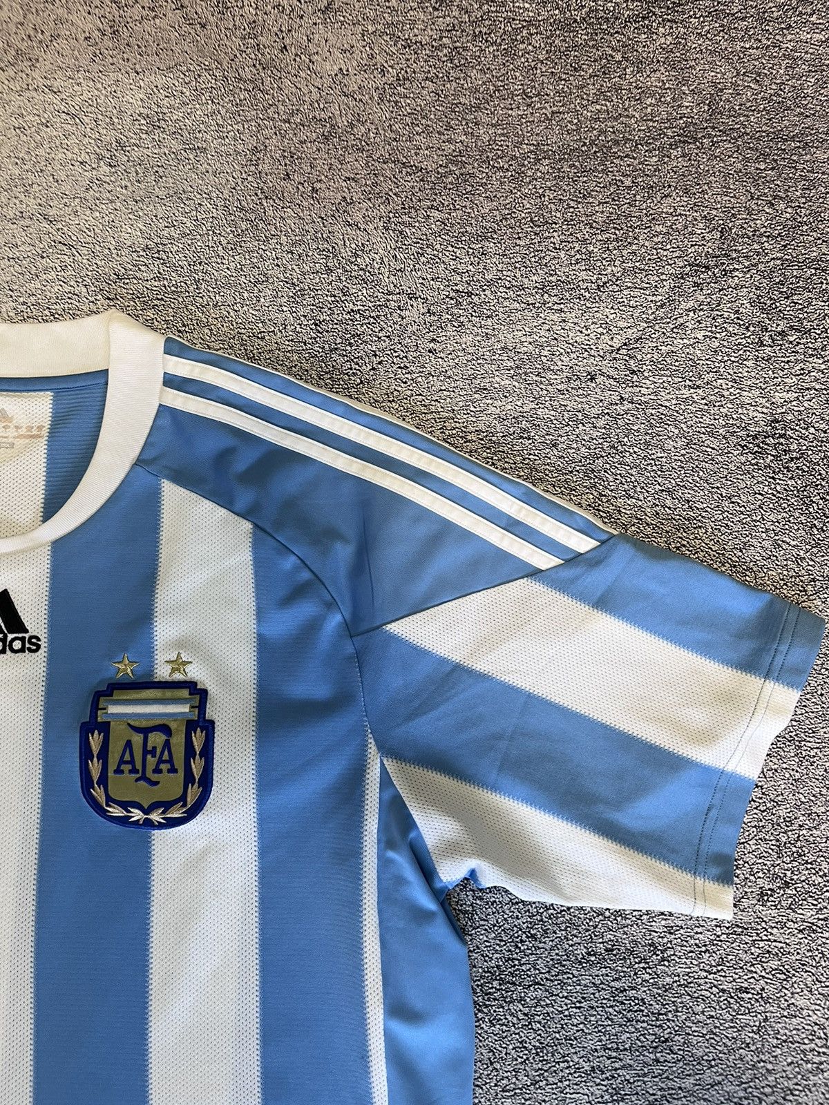 Adidas Adidas T- Shirt Jersey Argentina 2009 Home Soccer Football Size US L / EU 52-54 / 3 - 2 Thumbnail