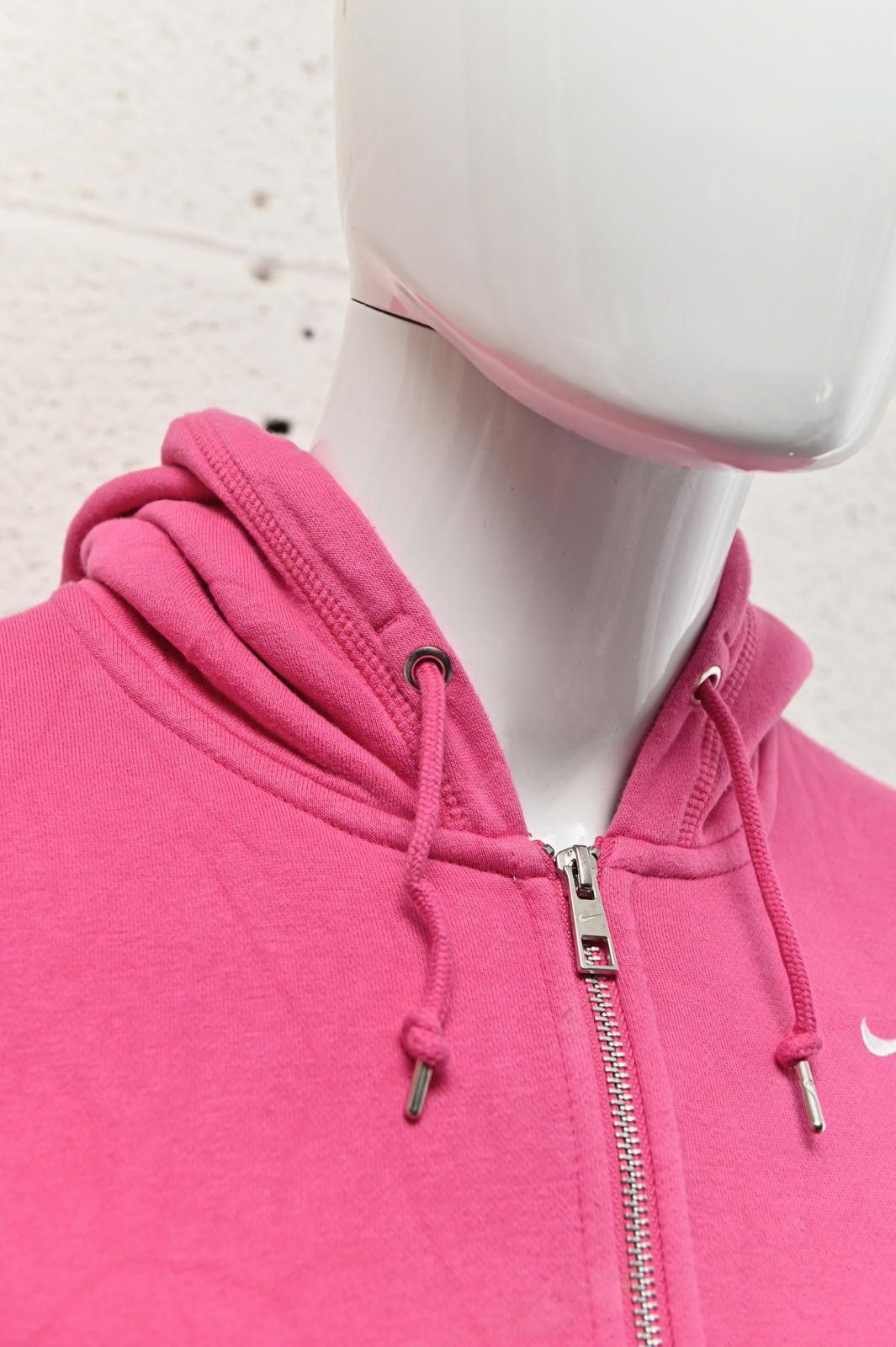 Nike Nike Pink Zip-Up Hoodie With Logo Womens Size XS Size XS / US 0-2 / IT 36-38 - 3 Thumbnail