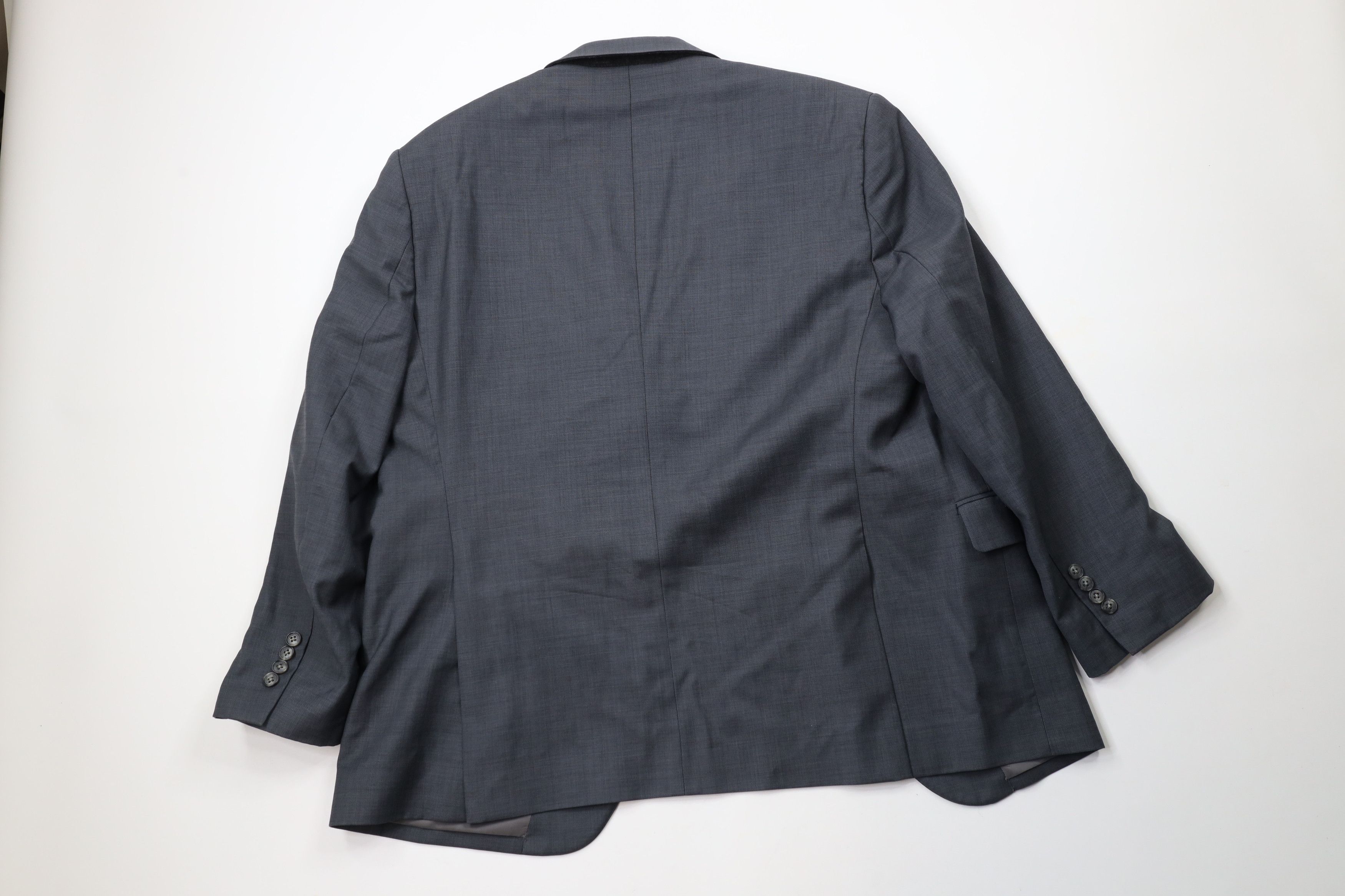 Vintage Jos A Bank Tailored Fit Wool 2 Piece Suit Wedding Suit Size 46R - 6 Thumbnail