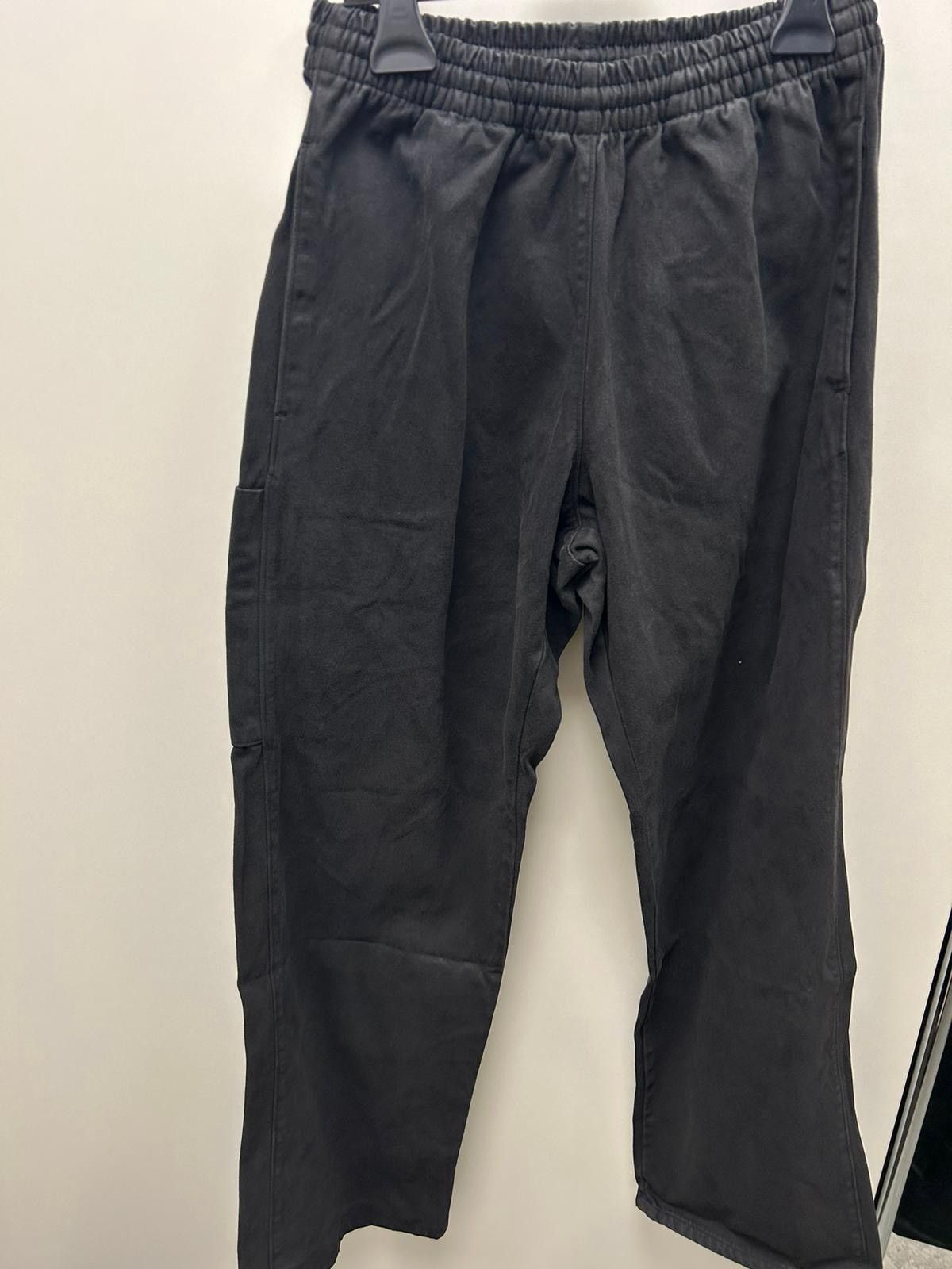 Balenciaga YEEZY X GAP X BALENCIAGA SATEEN PANT BLACK | Grailed