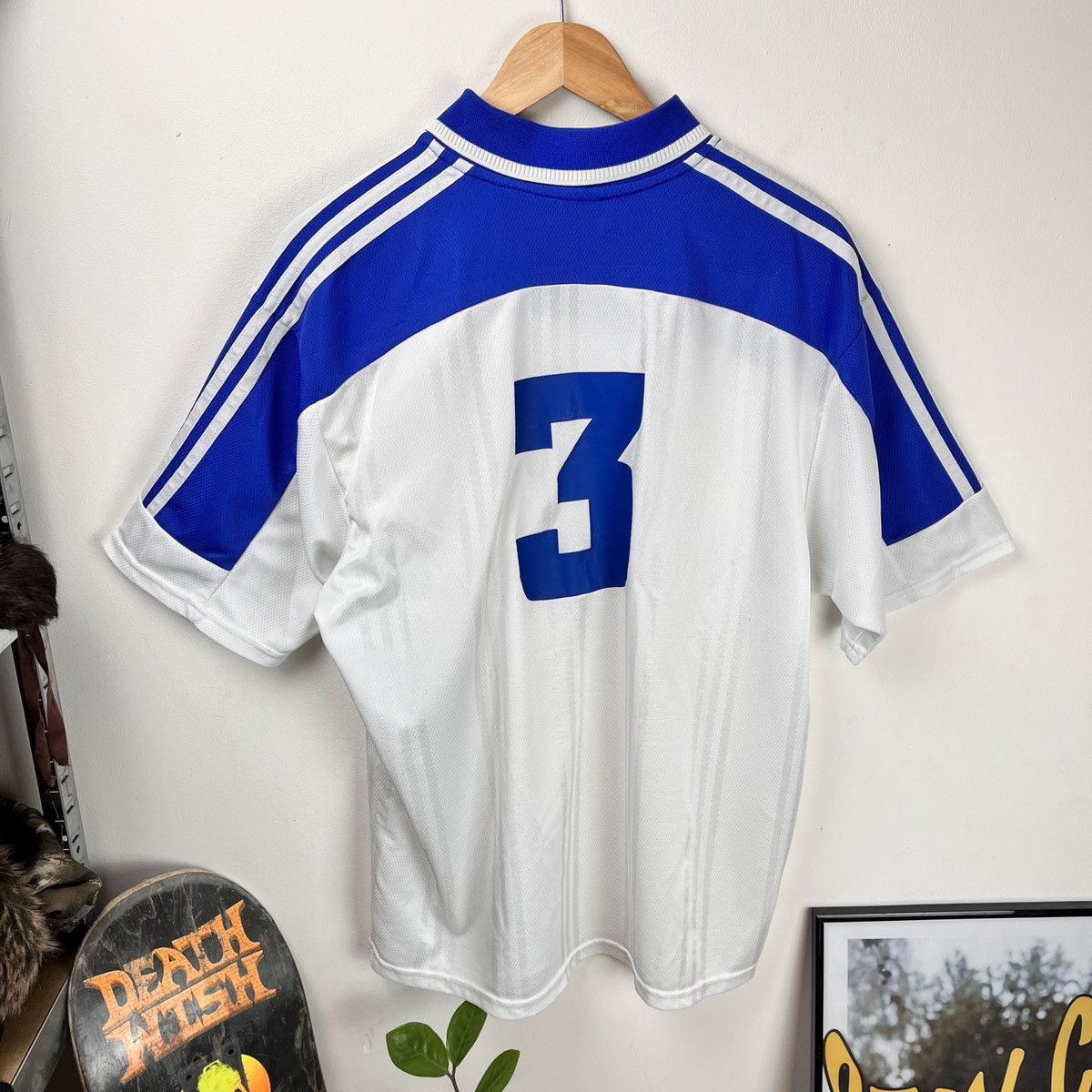 Adidas Adidas TKT Polska Soccer Jersey Vintage 90s Y2k Blockcore Size US L / EU 52-54 / 3 - 2 Thumbnail