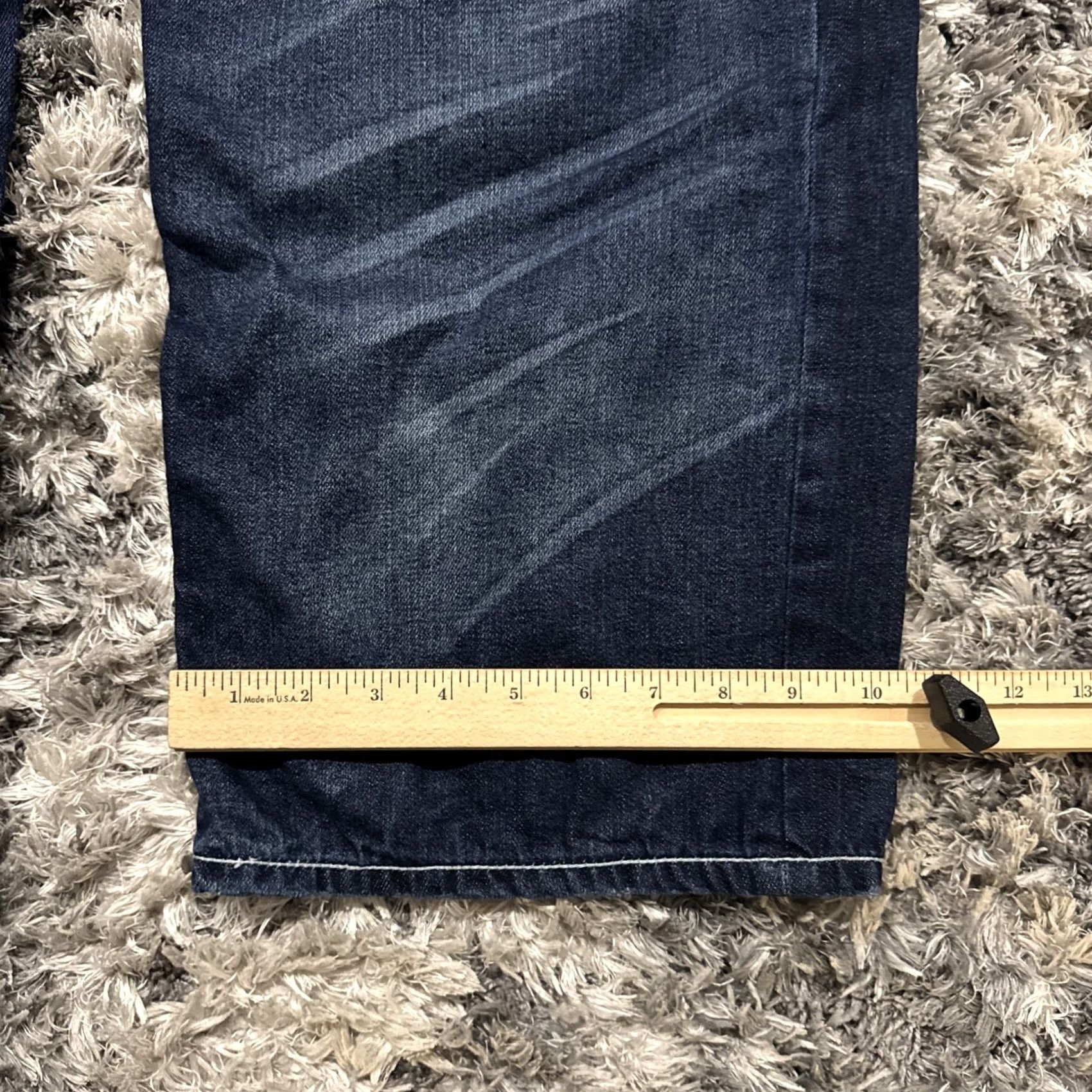 Coogi VINTAGE Coogi Denim Jeans Men 42x32 Royal Blue Embroidered 90s Y2K Wide-Leg HTF Mens Size US 42 / EU 58 - 6 Thumbnail