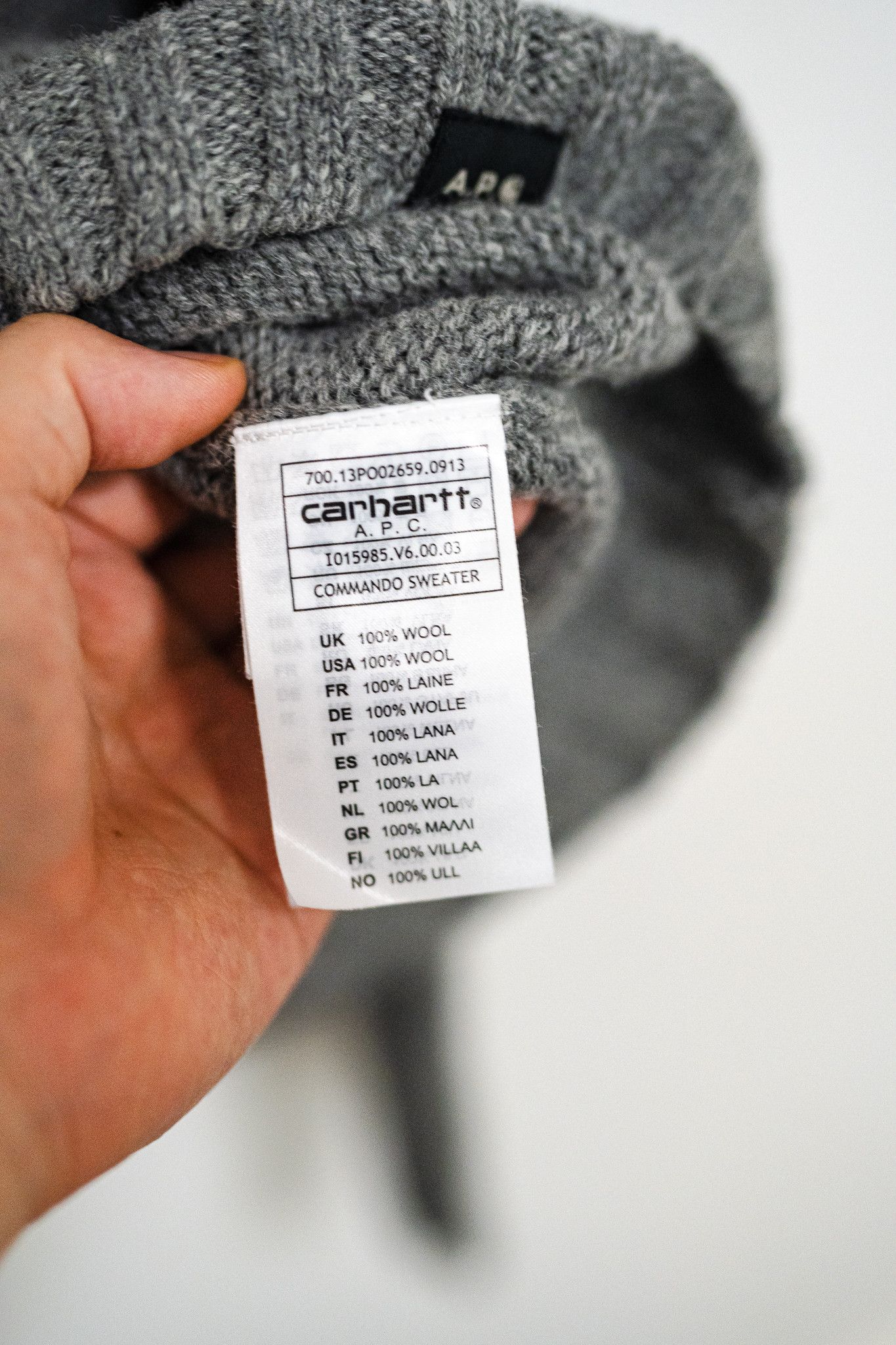 A.P.C. A.P.C X Carhartt Commando Sweater Size US M / EU 48-50 / 2 - 8 Thumbnail
