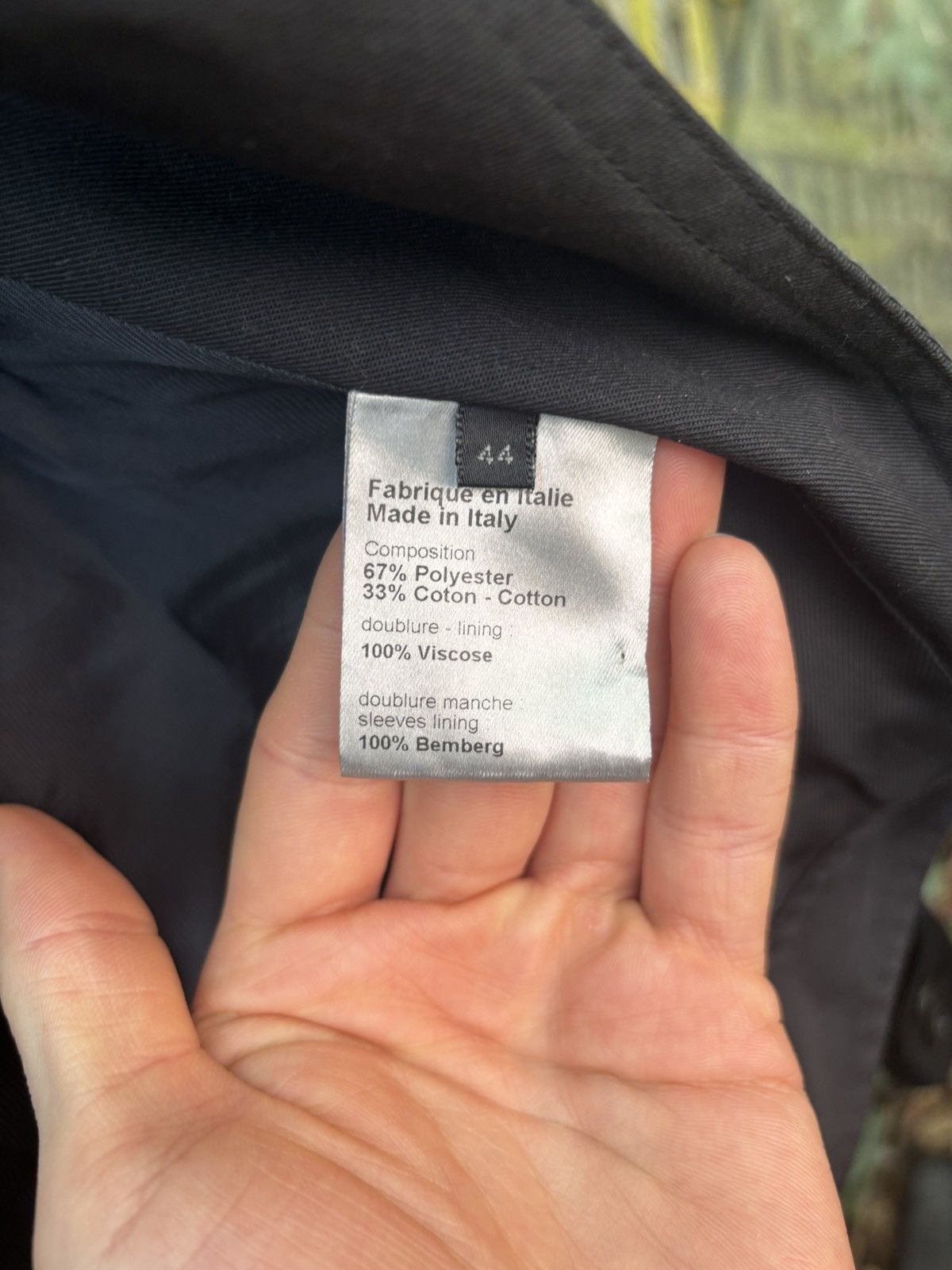 Dior × Hedi Slimane Dior Homme SS07 Runway Cropped Trench Coat Size US S / EU 44-46 / 1 - 14 Thumbnail