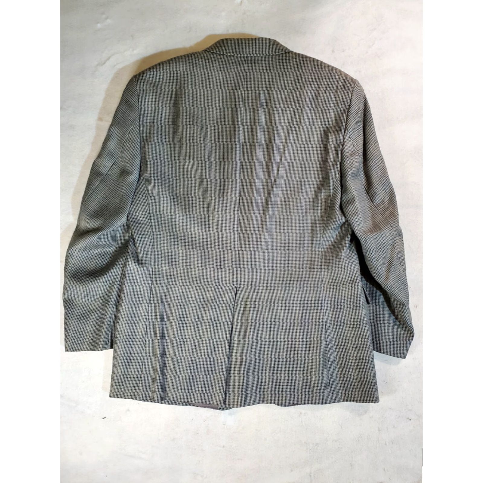 Chaps VINTAGE Chaps by Ralph Lauren Mens 42R Silk & Wool Blazer Sport Coat Jacket - Gray Size 42R - 6 Thumbnail