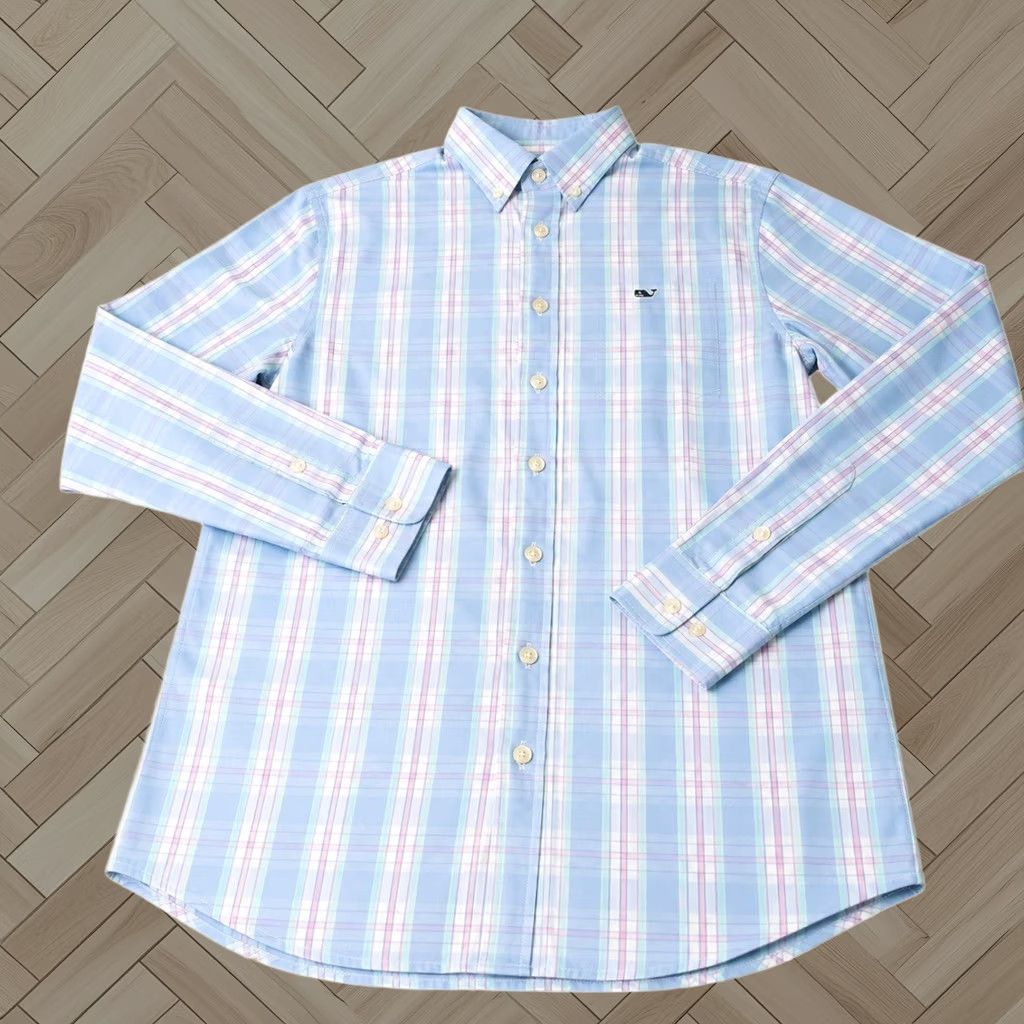 Vineyard Vines Shirt Mens Small Lot Of 3 Performance Whale Nylon S Button Down, Men's