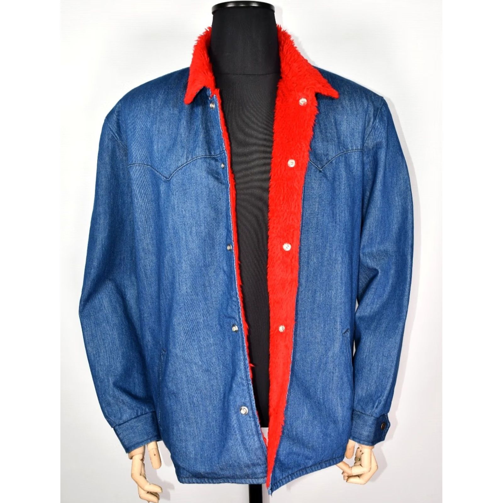 Levi's Levi’s Sherpa Car Jacket NO FUN LVC Vintage Clothing Archives Men’s Jacket L Blue 100% Cotton Size US L / EU 52-54 / 3 - 6 Thumbnail