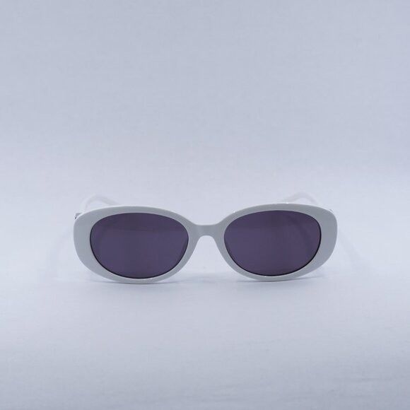 Gucci Gucci GG1684SA 006 Sunglasses White Oval Frame, Grey Lenses Size ONE SIZE - 2 Thumbnail