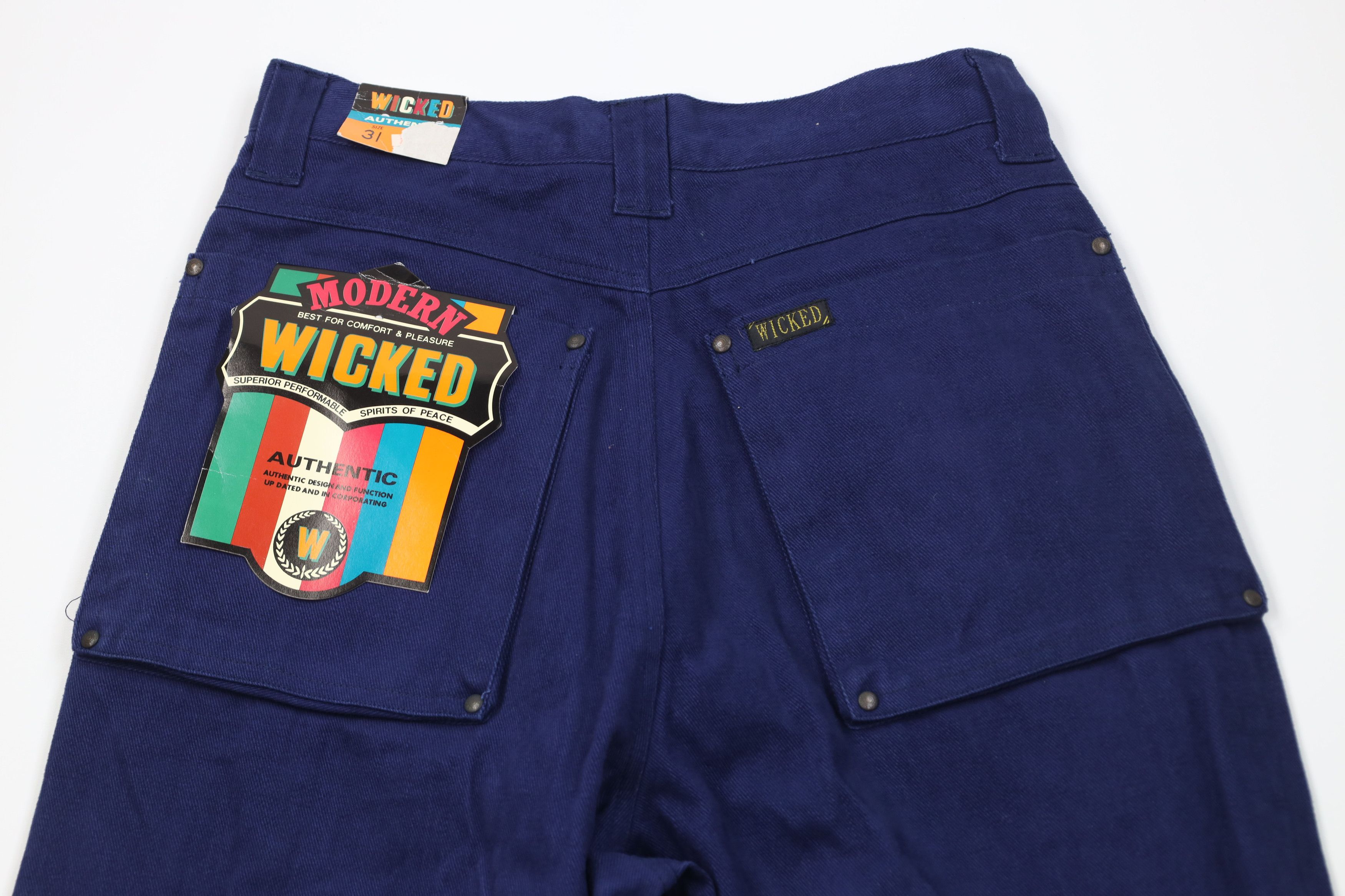 Vintage Deadstock Vintage 90s Streetwear Trim Skateboard Jeans Size US 31 - 11 Thumbnail