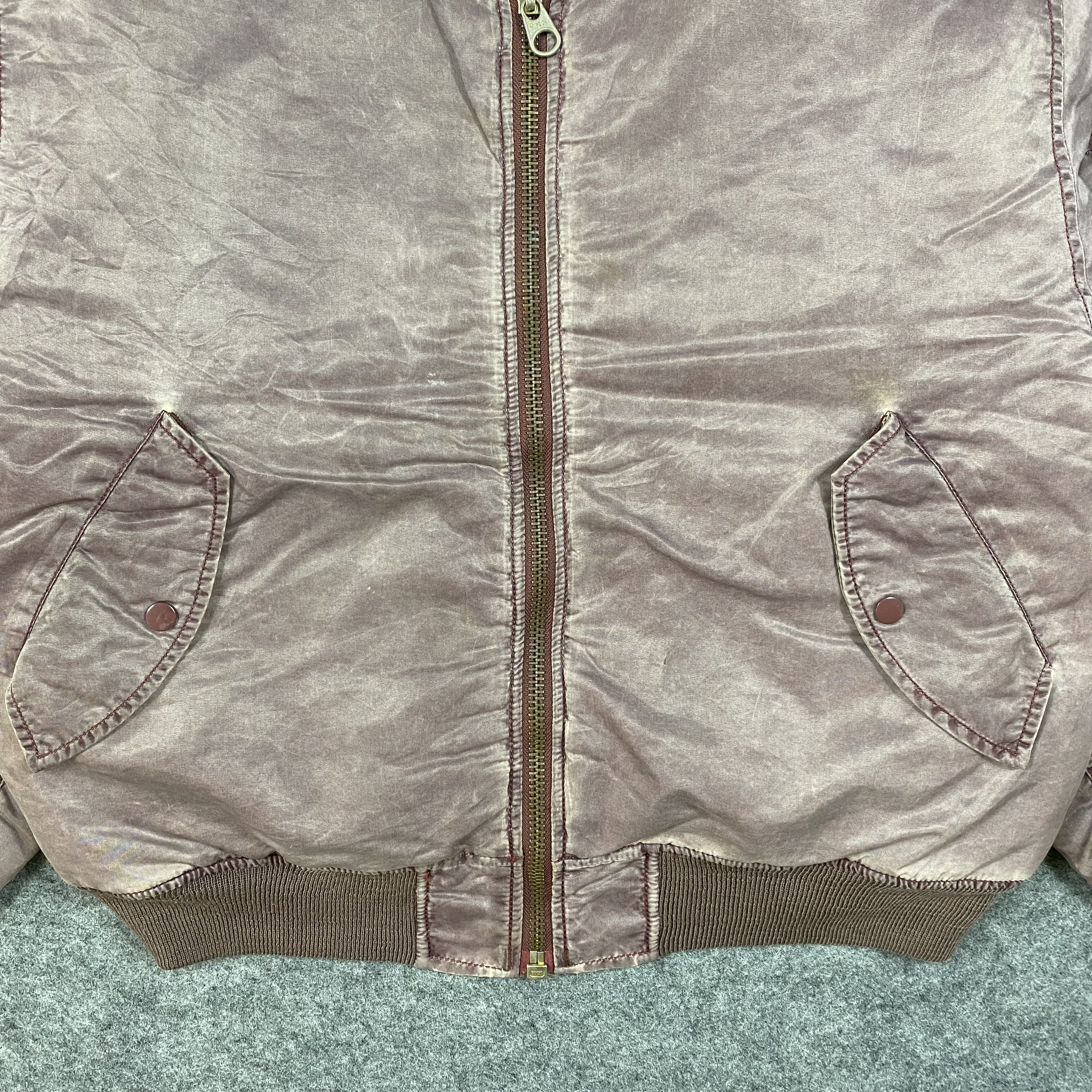Buzz Rickson's VINTAGE BOMBERS Buzz Ricksons Style Sun Faded JACKET-J567 Size US L / EU 52-54 / 3 - 6 Thumbnail