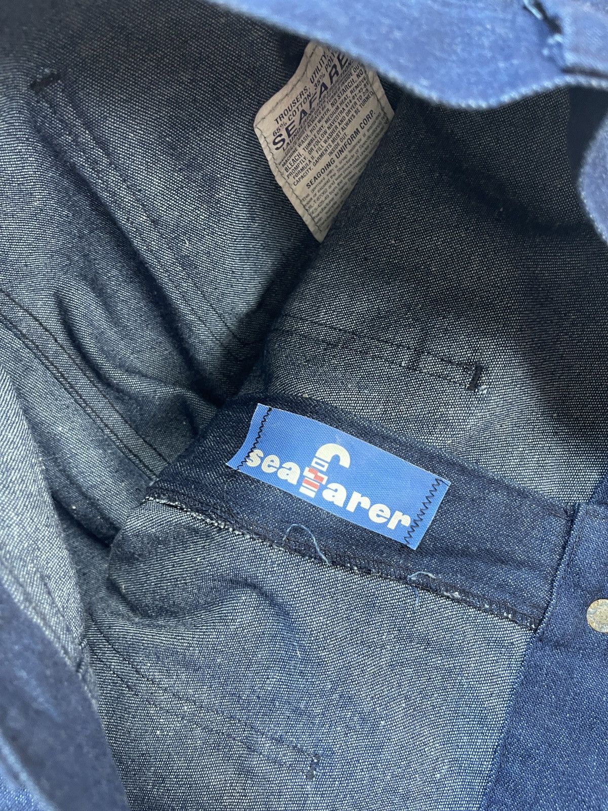 Vintage Seafarer vintage 90s military bottom flare bootcut denim Size US 34 / EU 50 - 11 Thumbnail