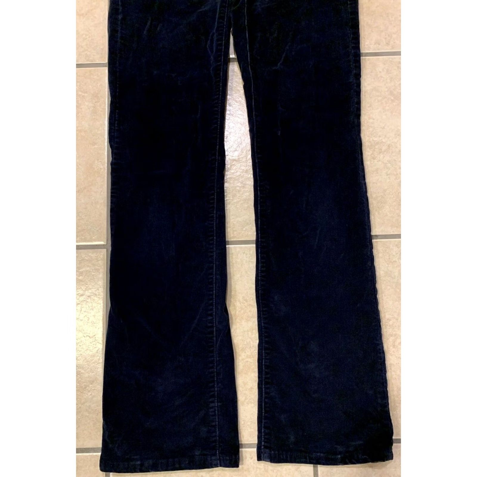 Banana Republic VINTAGE Banana Republic Navy Corduroy Jeans Women's 25 28X30 Straight Leg 5-Pocket 29.5 Inseam Mens? Womens Size 42" / US 20 - 3 Thumbnail