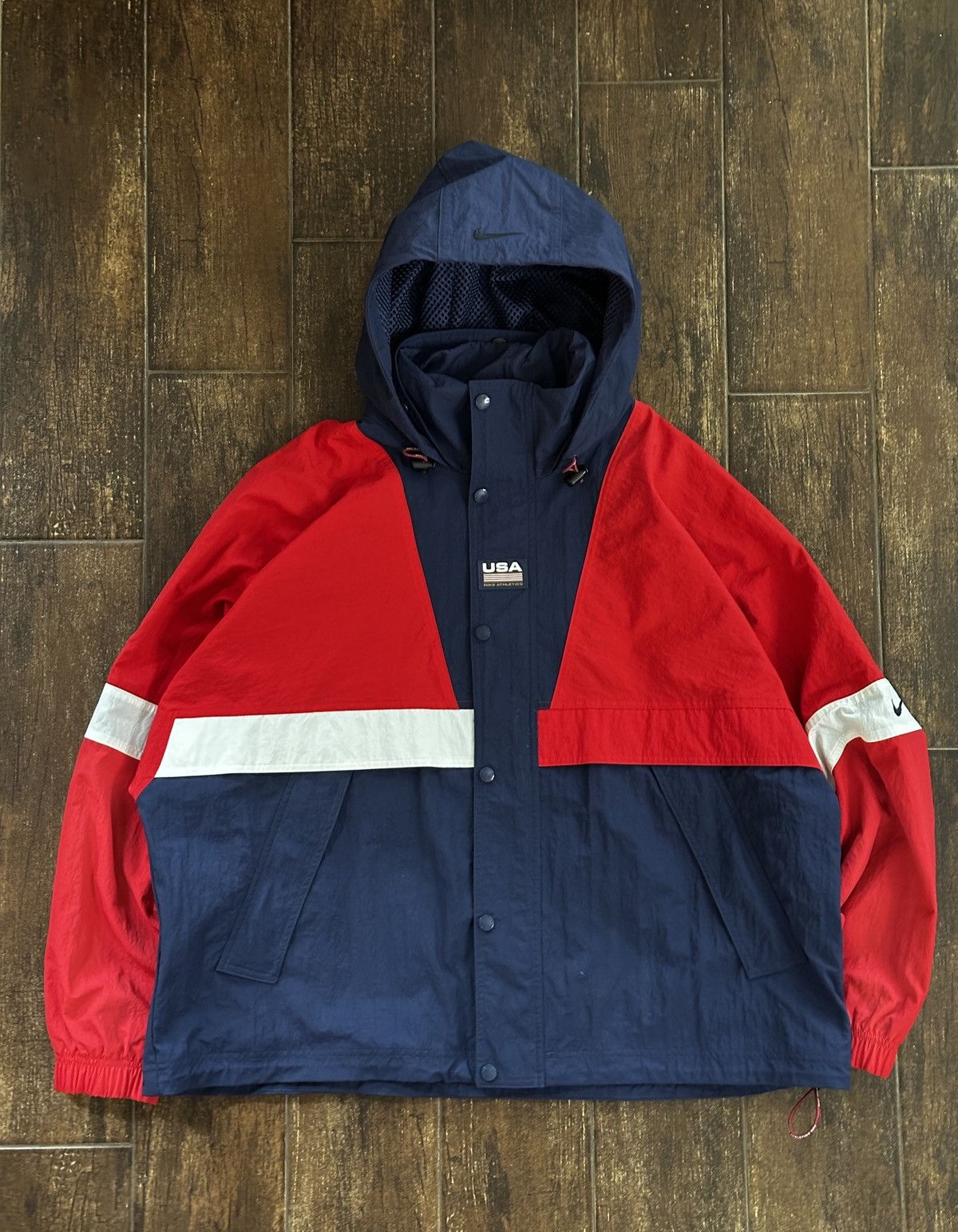 Nike Nike USA Athletics Lab Swoosh Dream Team Jacket Size US XL / EU 56 / 4 - 1 Thumbnail