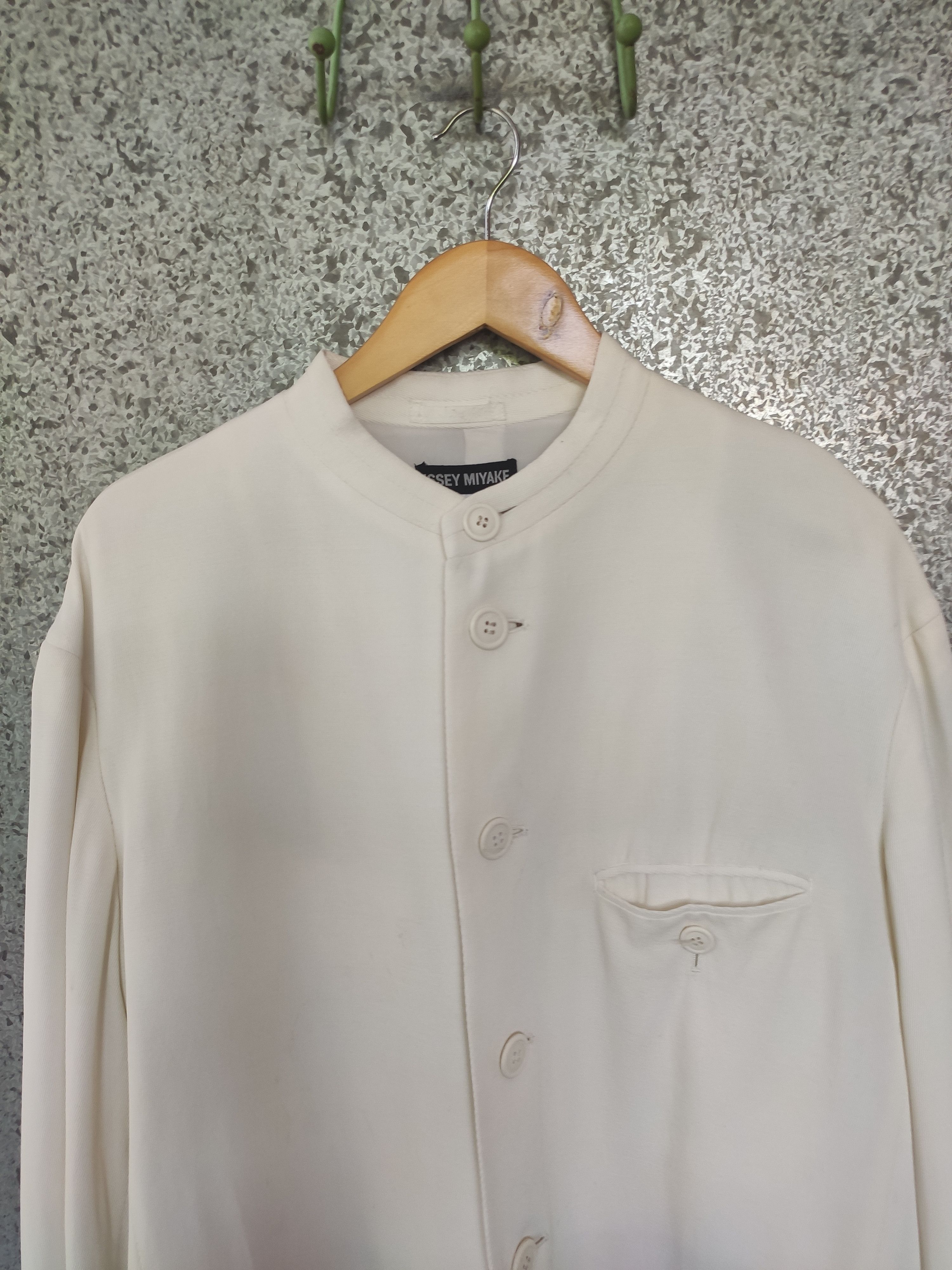 Issey Miyake Issey Miyake blouse jacket cheong sam neck linen rayon Size US L / EU 52-54 / 3 - 2 Thumbnail
