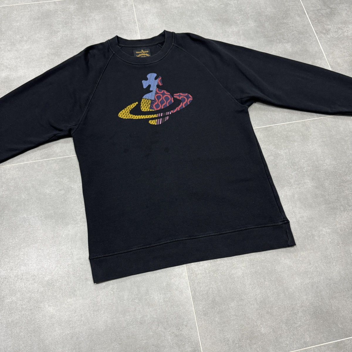 Vivienne Westwood Vivienne Westwood Anglomania Big Logo Men Black Sweatshirt Size US M / EU 48-50 / 2 - 5 Thumbnail