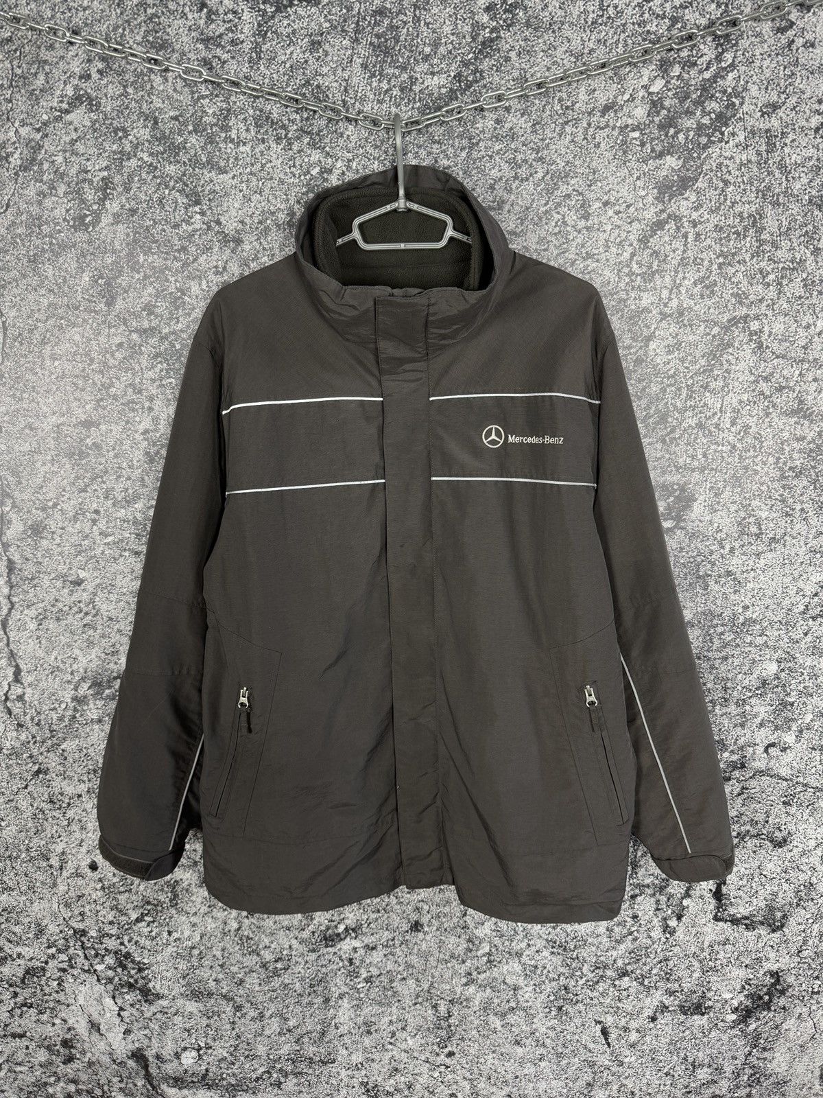 Mercedes-Benz Mercedes Benz Racing Jacket 2 in 1 Fleece Liner Vintage Sz M Size US M / EU 48-50 / 2 - 1 Thumbnail