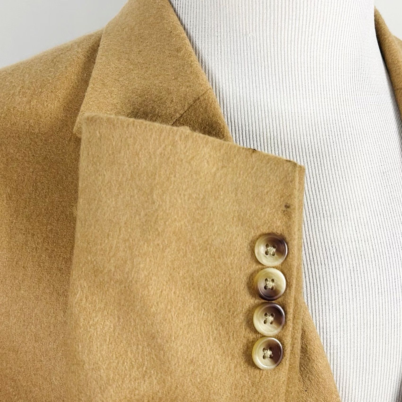 Camel RBM 48R Sport Coat Wool Camel Blend Beige Two Button Lined Vented Mens Jacket Coat Short/Regular Size US XS / EU 42 / 0 - 5 Thumbnail