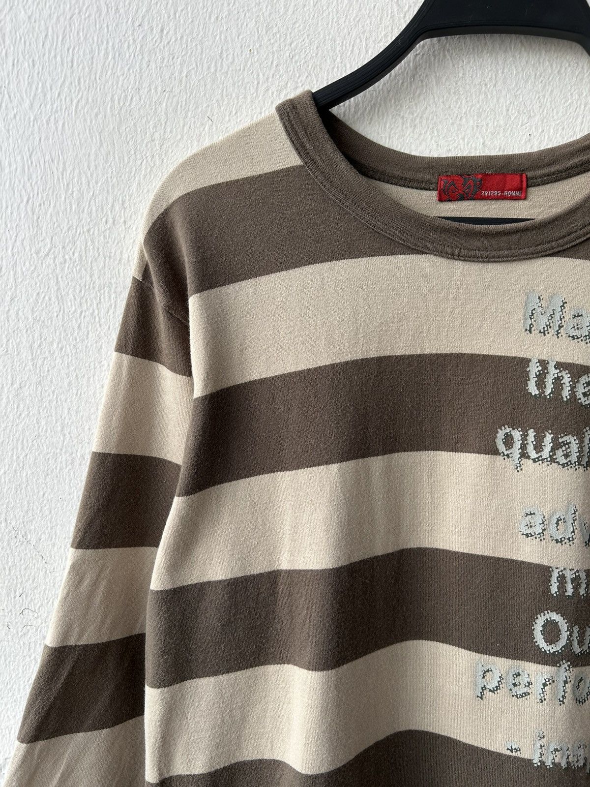 If Six Was Nine 291295 Homme Stripe Long Sleeve Size US S / EU 44-46 / 1 - 7 Thumbnail