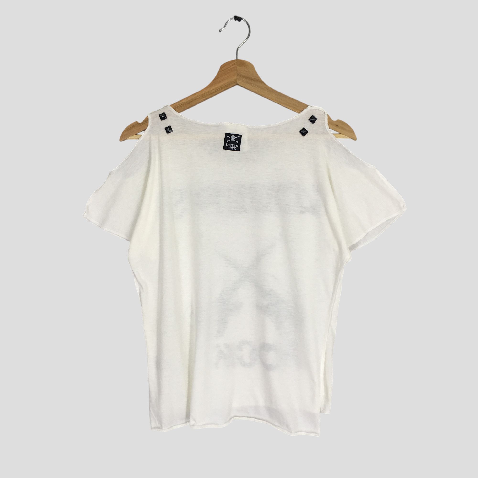 If Six Was Nine × Japanese Brand × Vintage Vintage Super Lovers Japan Studded Style Cropped Top Punk Size M / US 6-8 / IT 42-44 - 2 Thumbnail