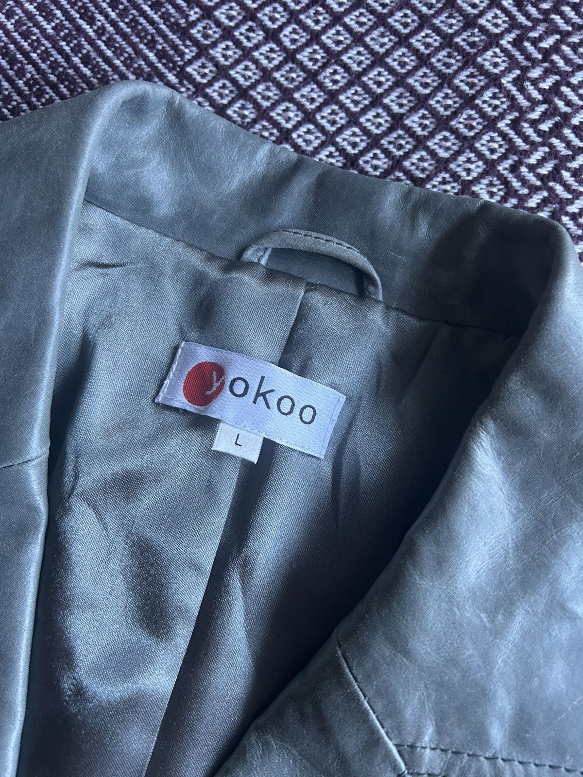Genuine Leather Vintage Yokoo Real Leather Jacket Japanese Style Size Large Size L / US 10 / IT 46 - 7 Thumbnail