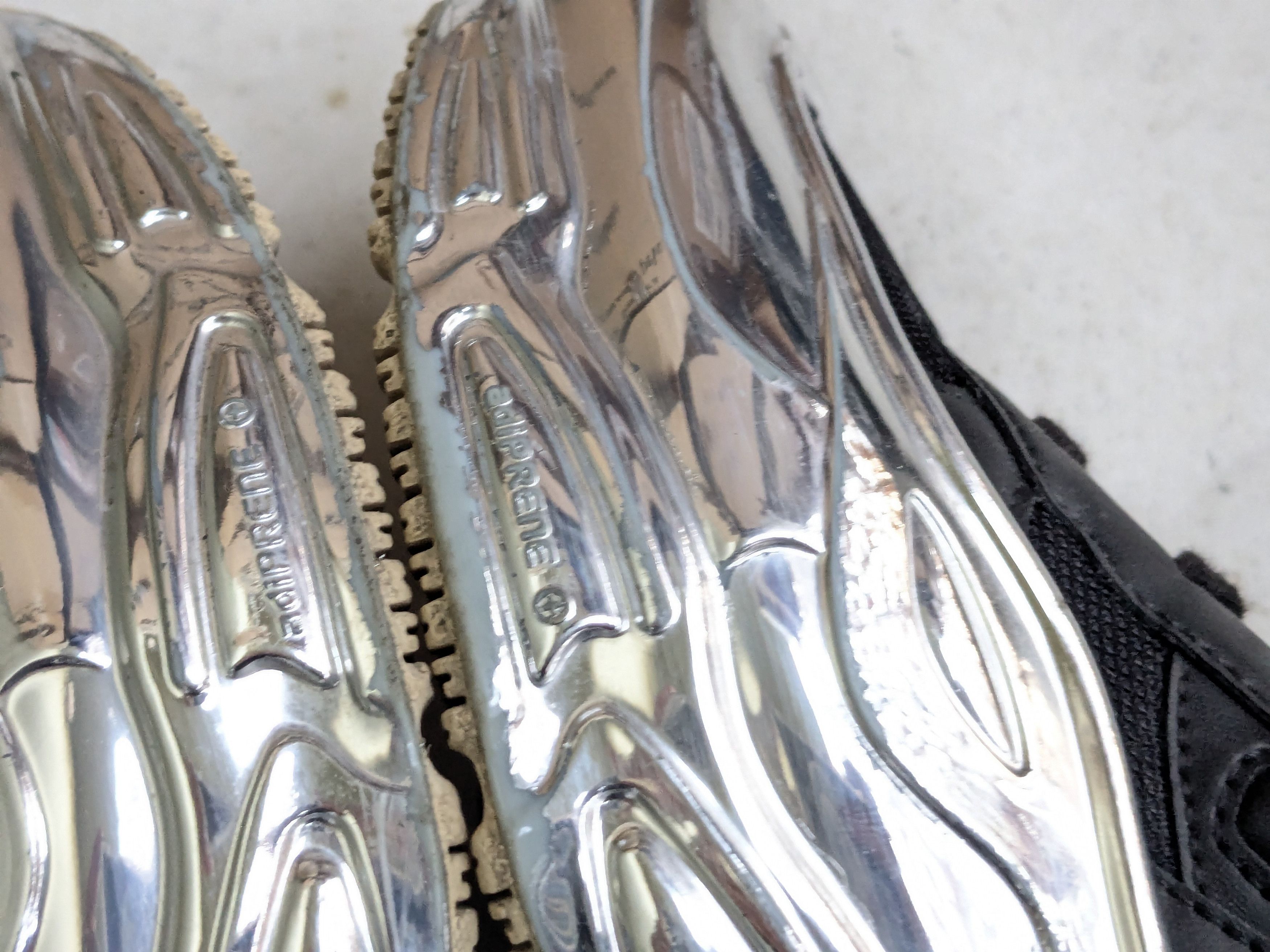 Raf Simons Adidas x Raf Simons Ozweego Mirrored 7.5 Black Silver Size US 7.5 / EU 40-41 - 10 Thumbnail